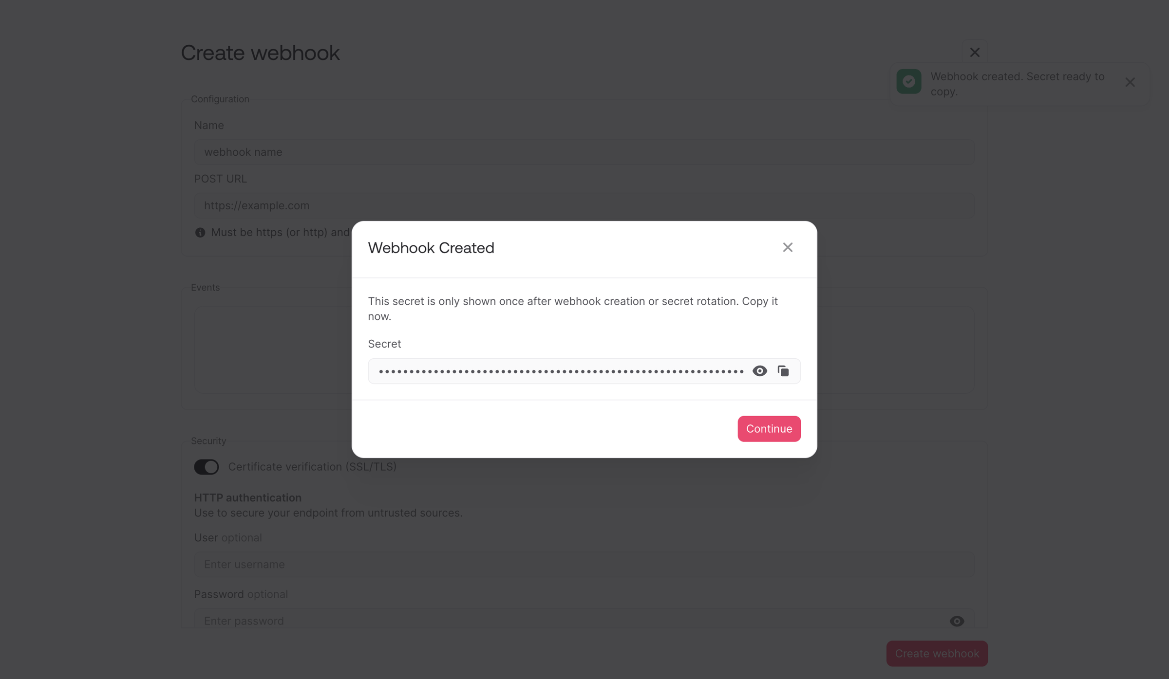 Appwrite - Settings - Appwrite screen
