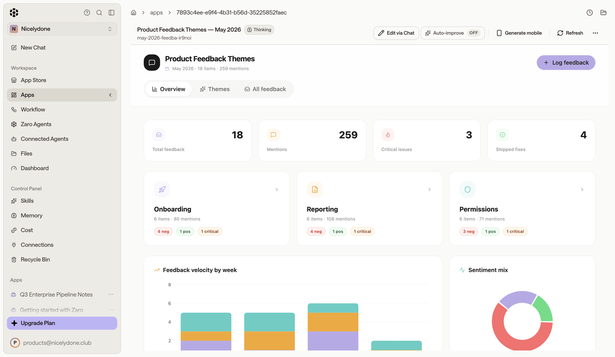 Zaro - Zaro - The Context Layer for Enterprise AI screen