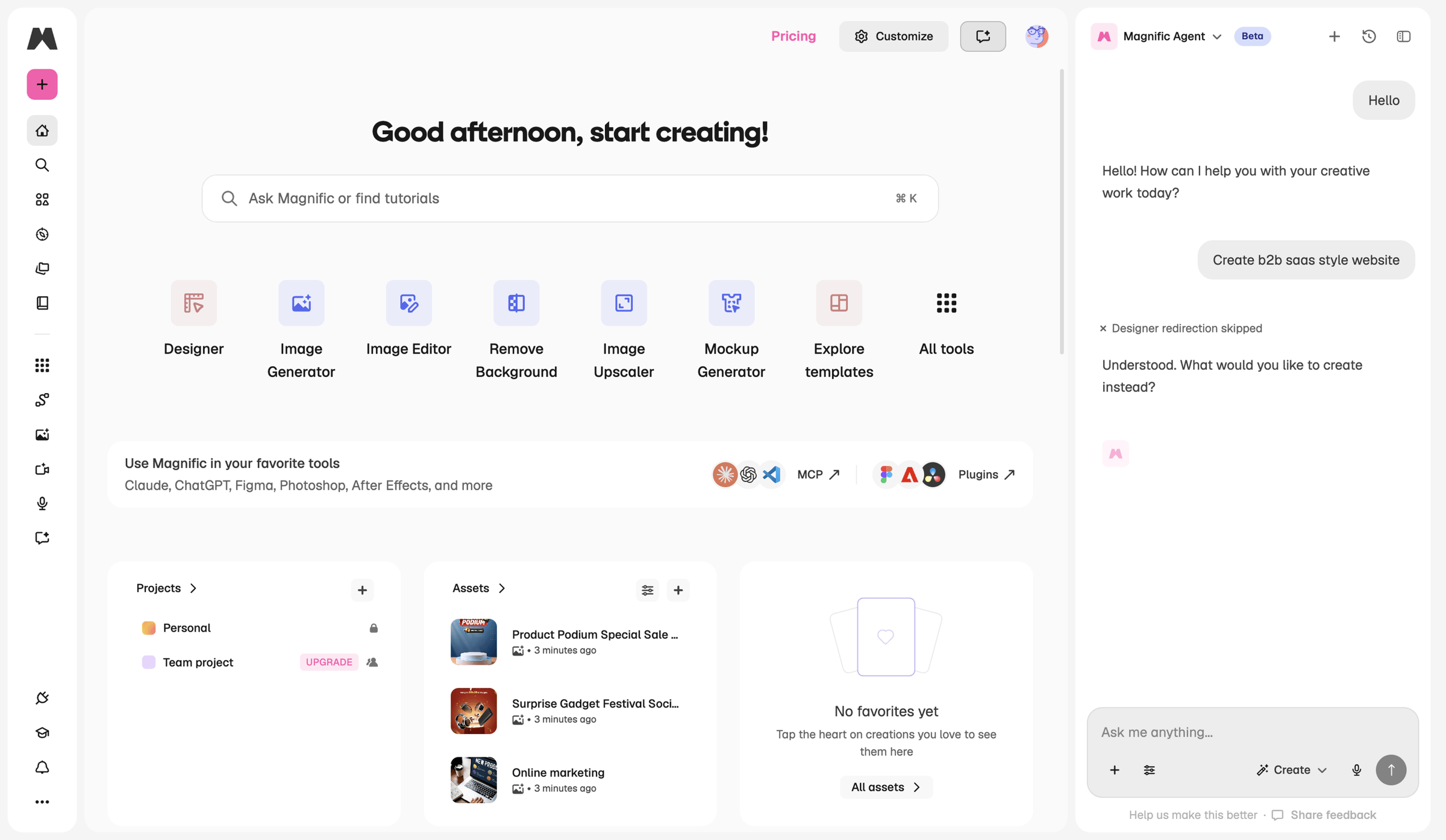 Magnific - Magnific | All-in-One AI Creative Suite screen