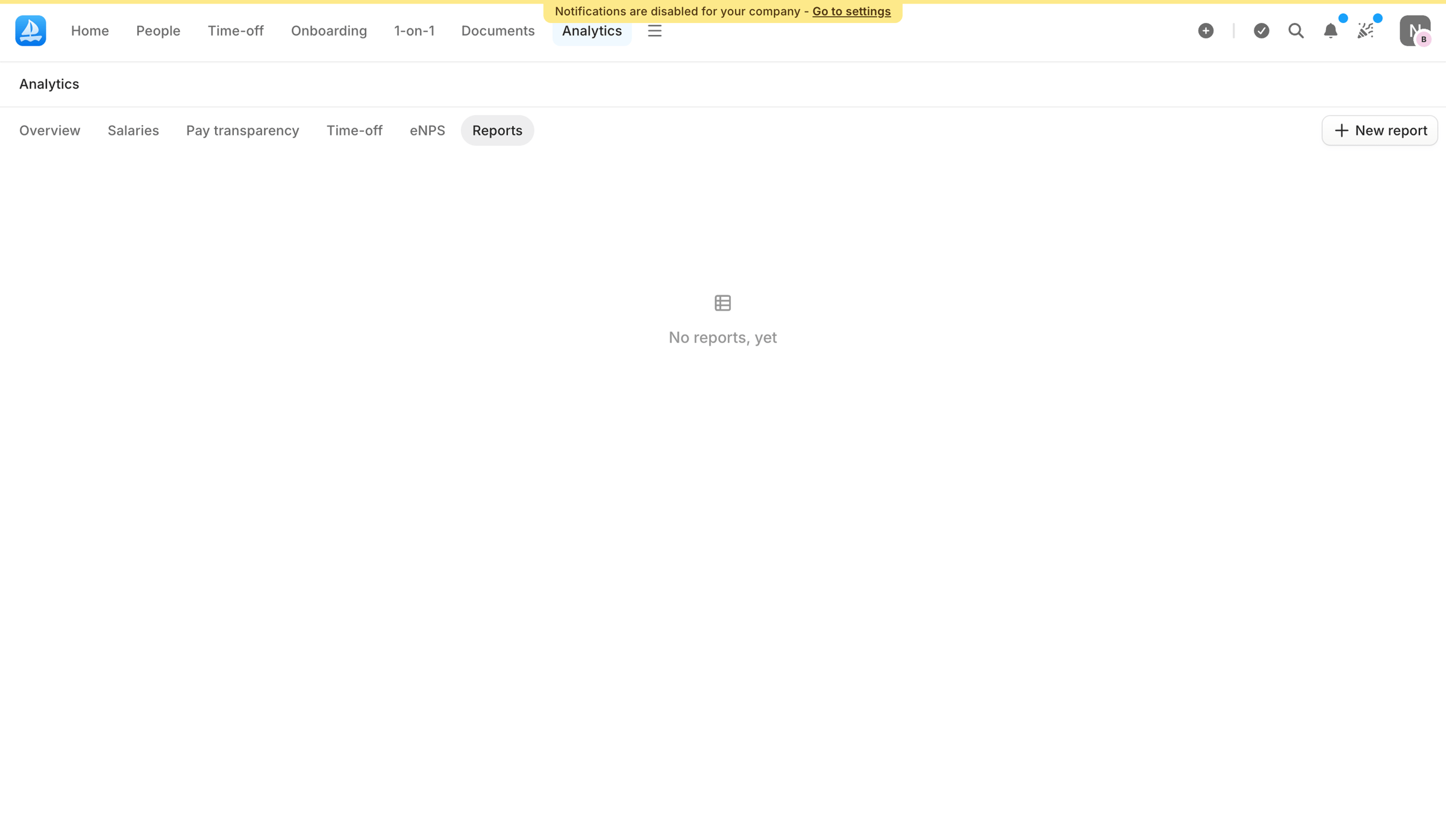 Aboard - Analytics | People | Aboard screen
