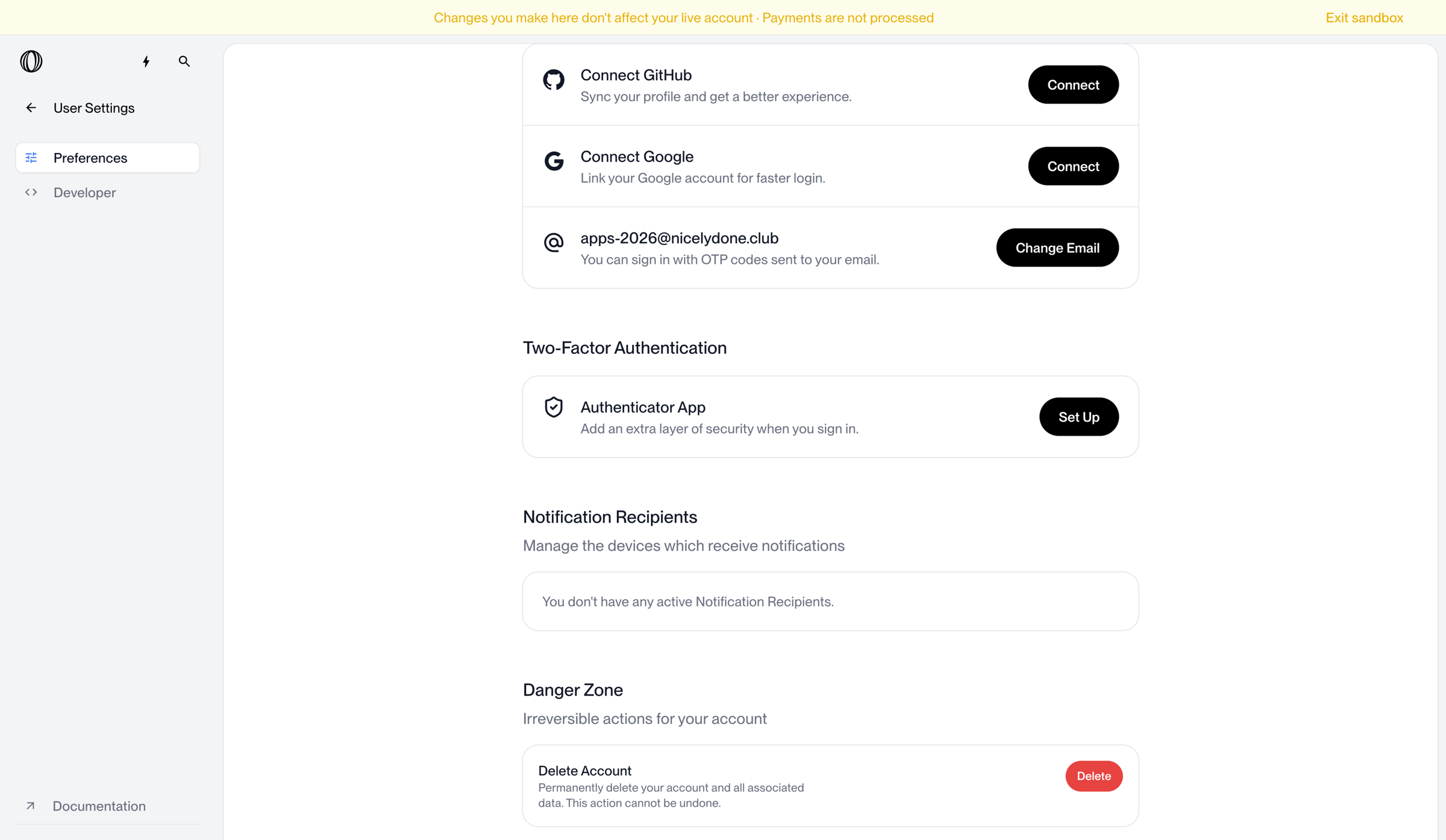 Polar - Preferences | Polar screen