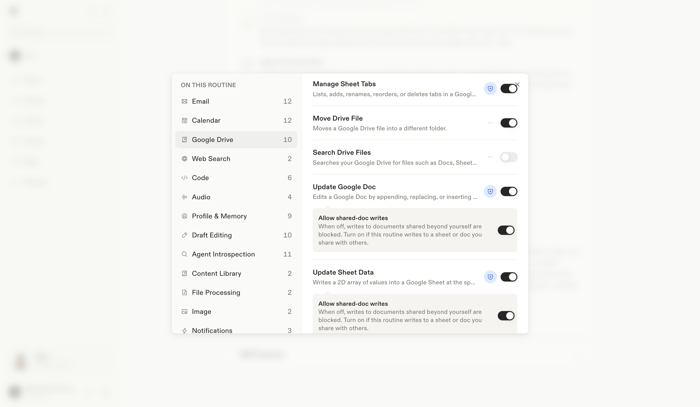 Town - Settings · Assistant screen