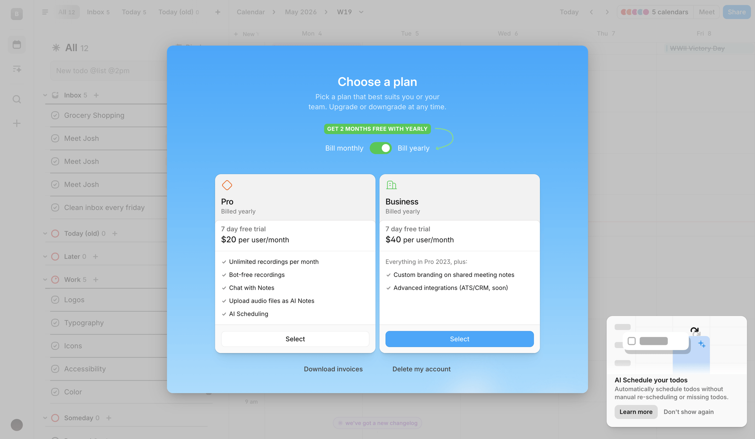 Amie screen