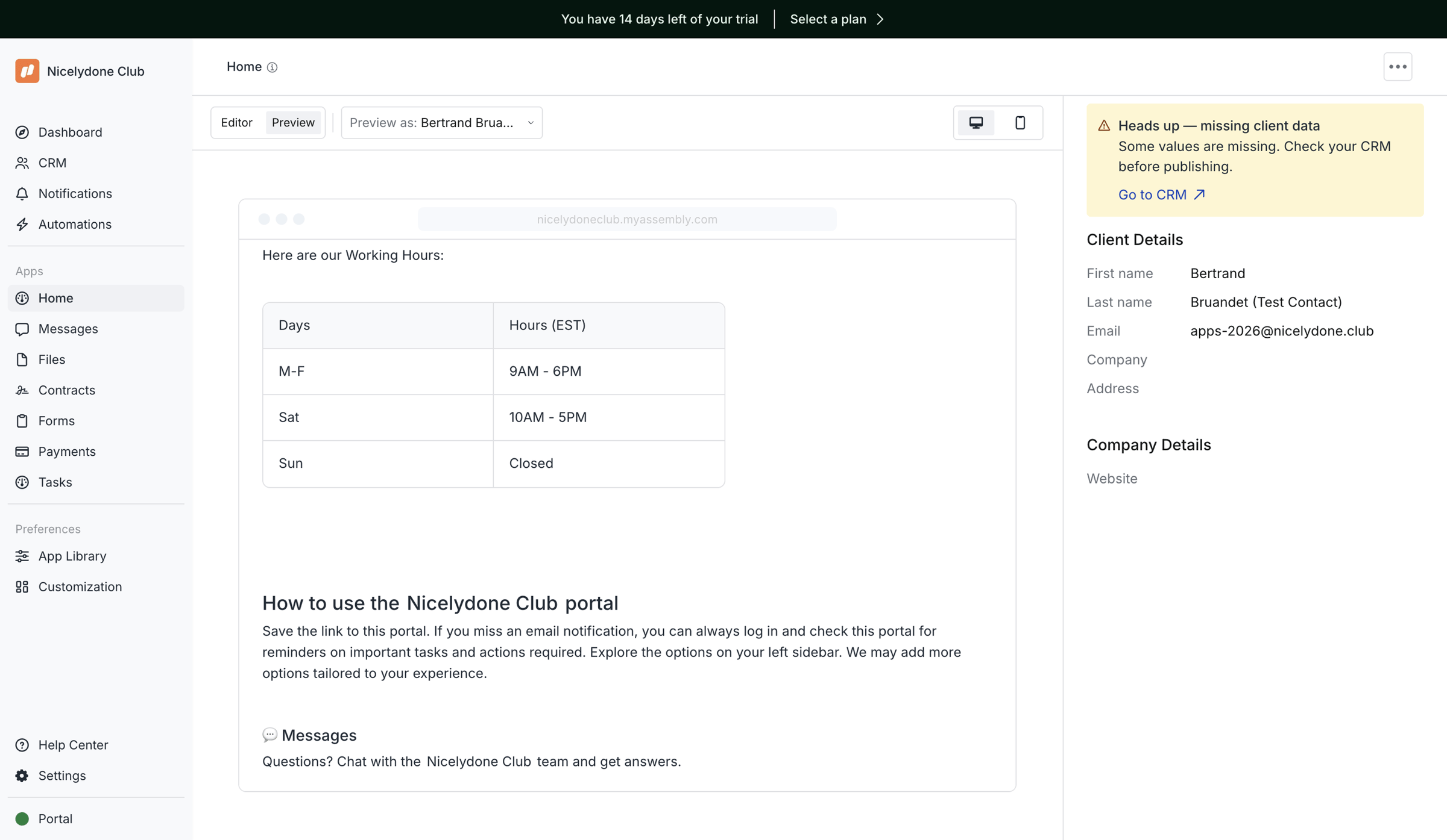 Assembly AI App Builder - Assembly Dashboard – Nicelydone Club screen