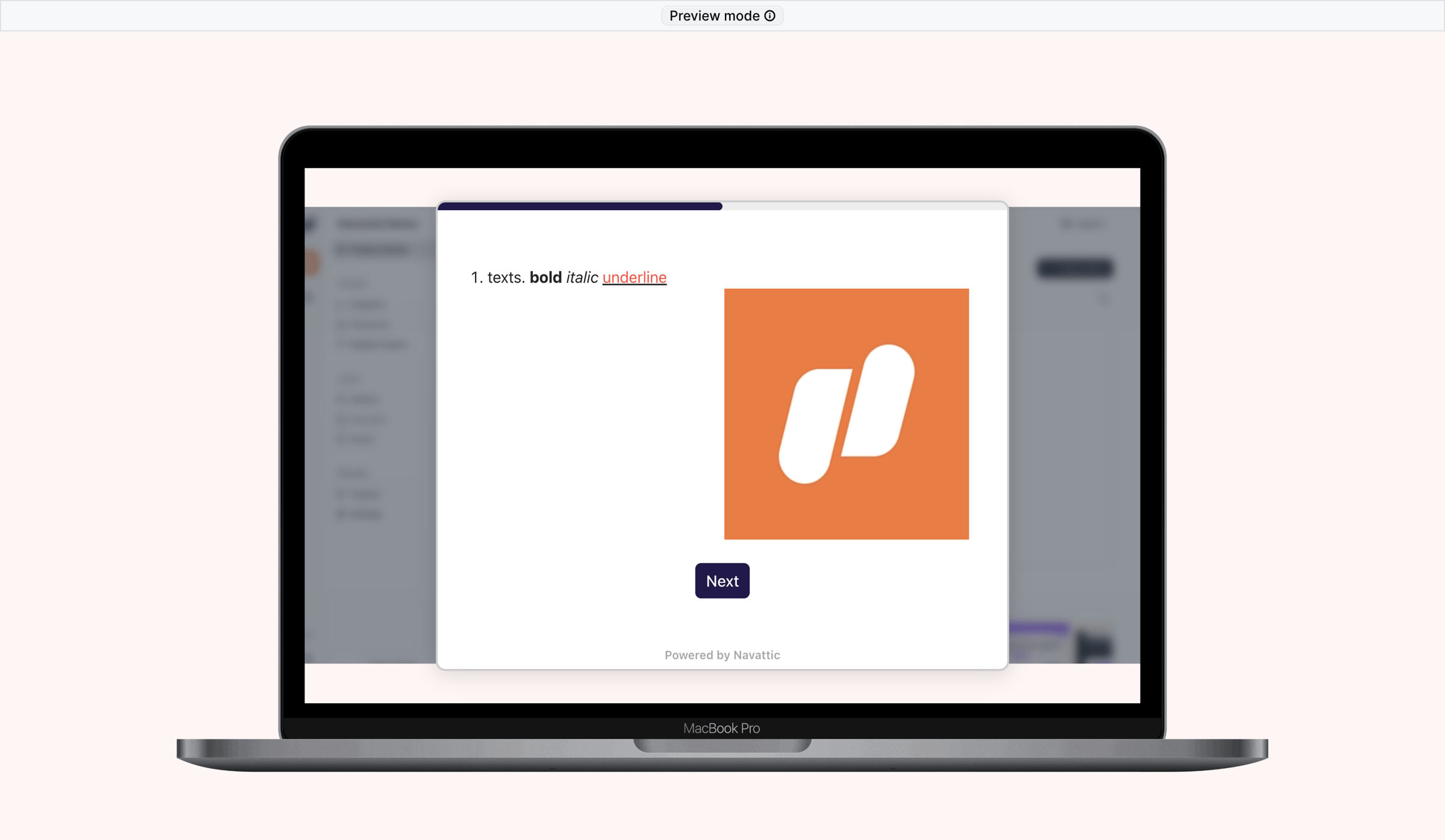 Navattic - Previewing Flow · Untitled Flow screen