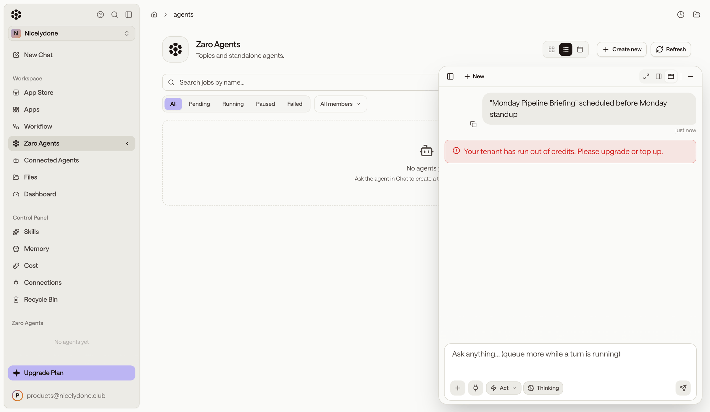Zaro - Zaro - The Context Layer for Enterprise AI screen