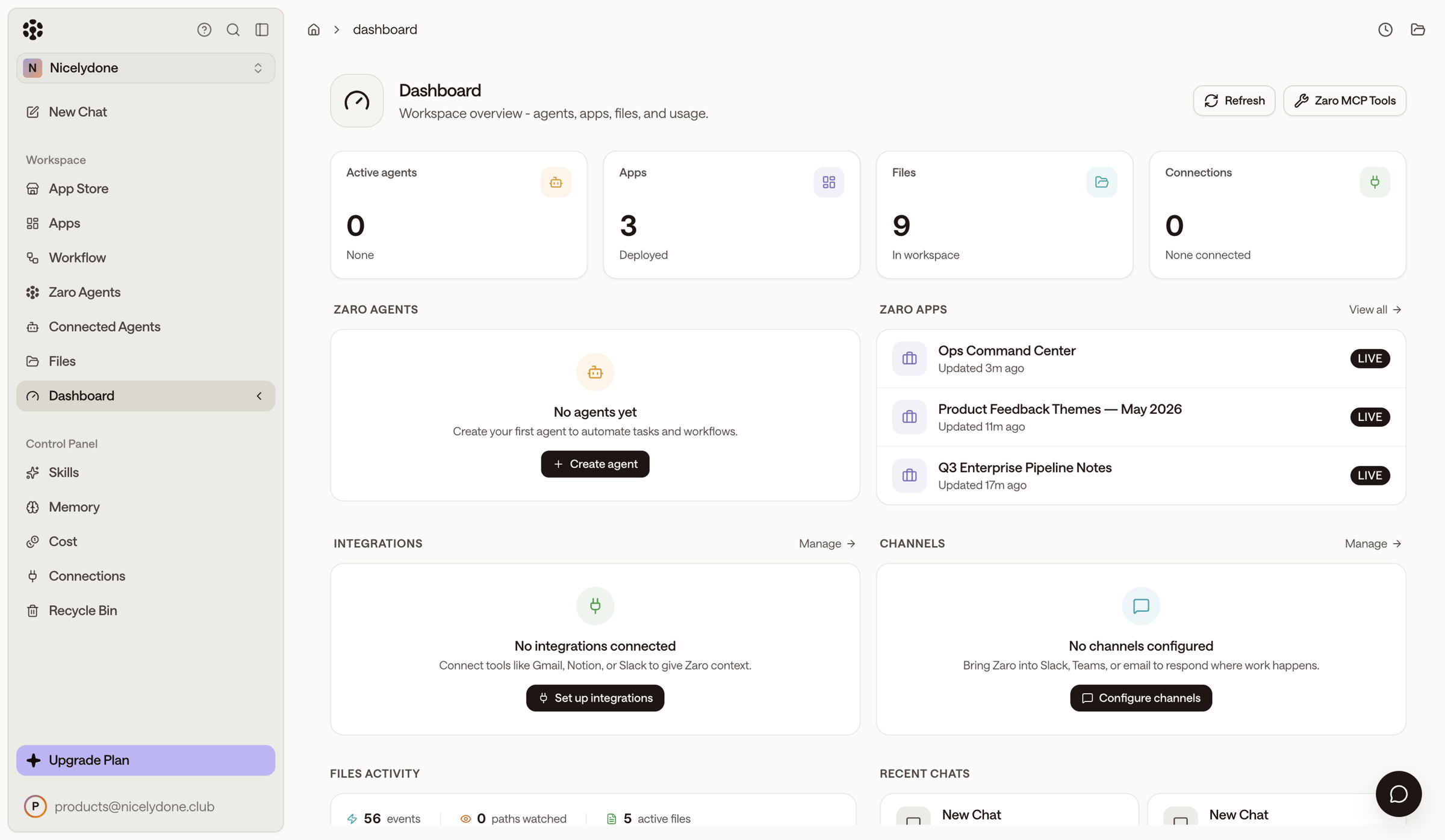 Zaro - Zaro - The Context Layer for Enterprise AI screen