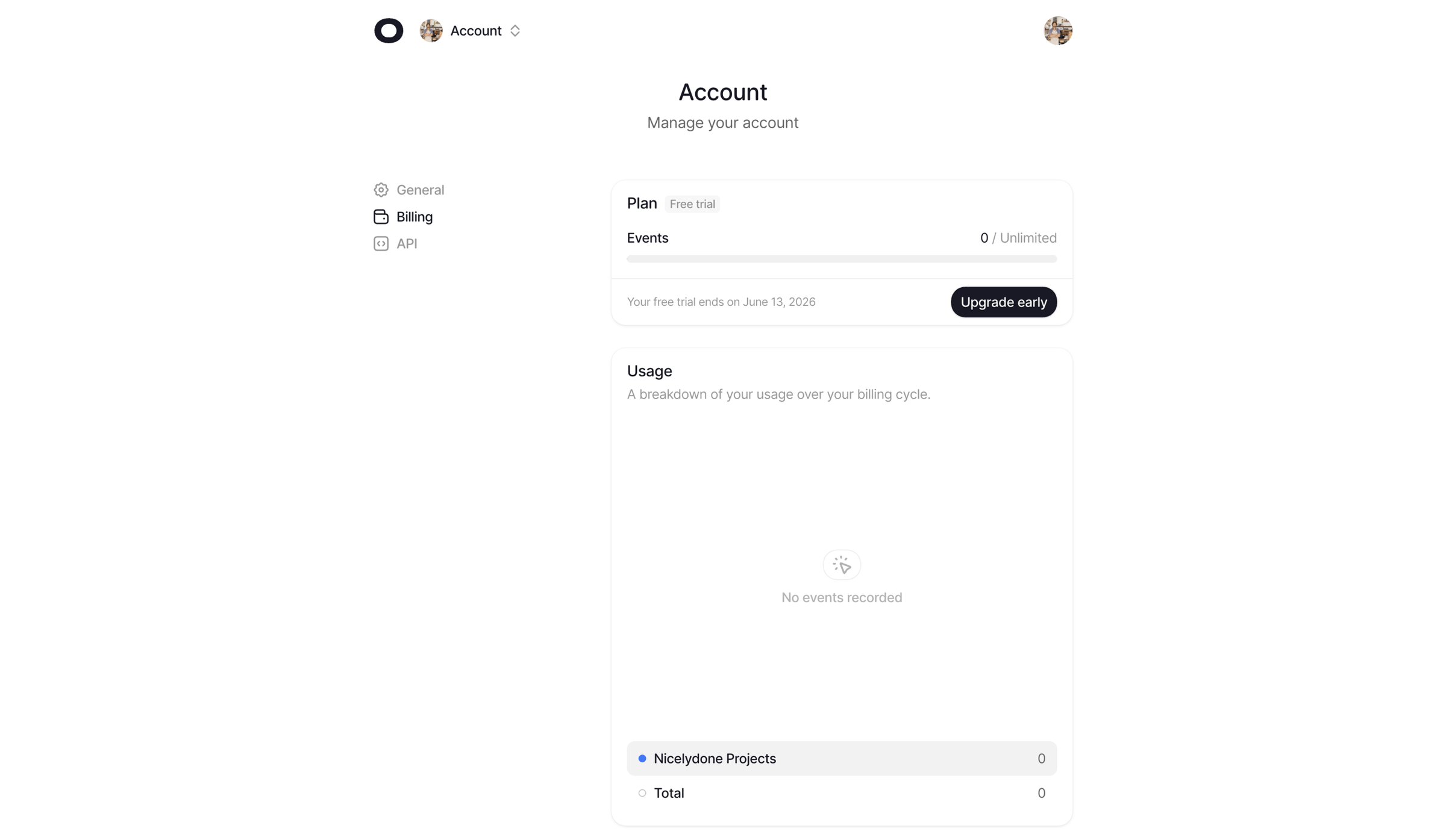 Visitors - Billing - Visitors screen