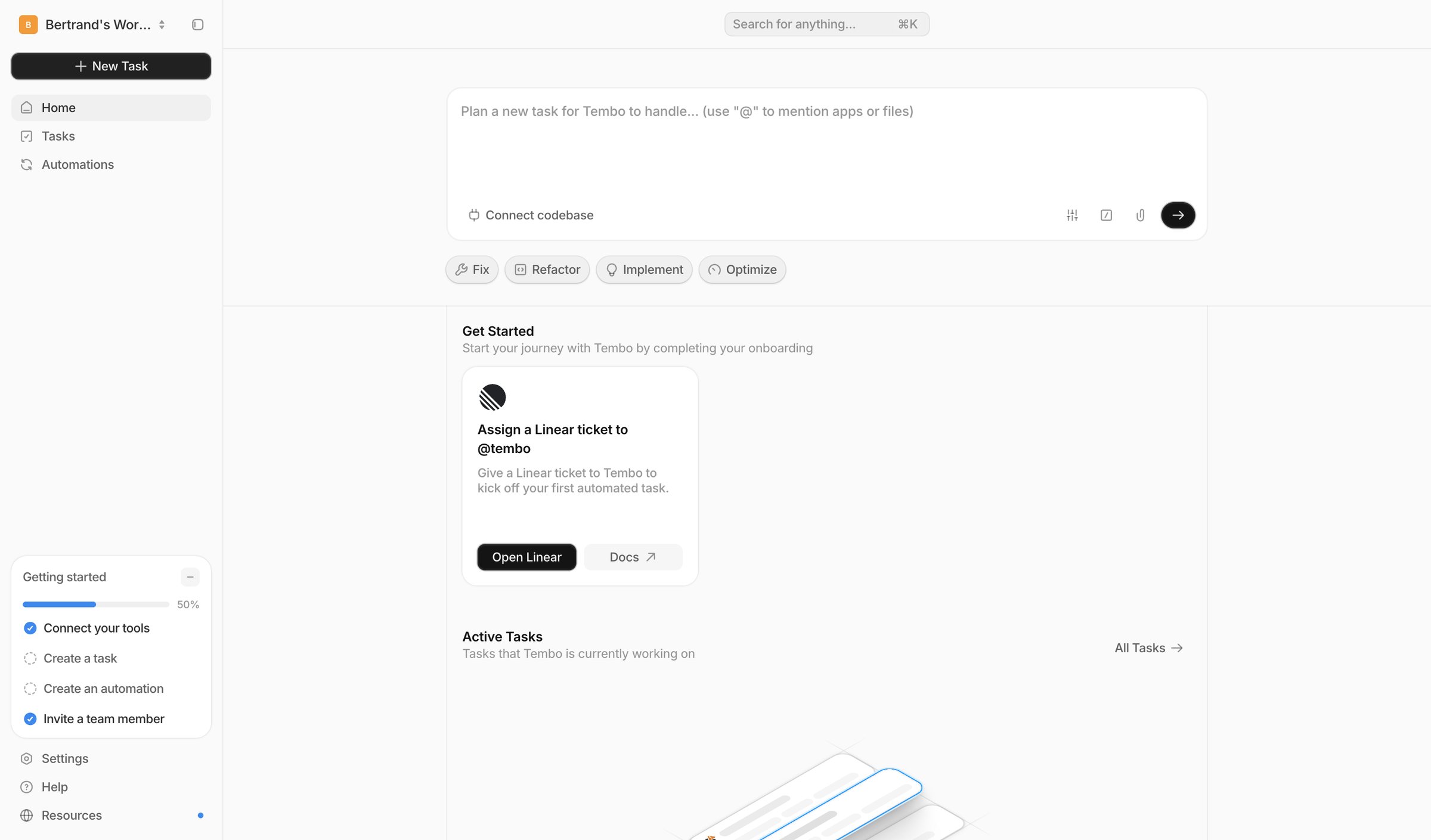 Dashboard — Tembo from Tembo