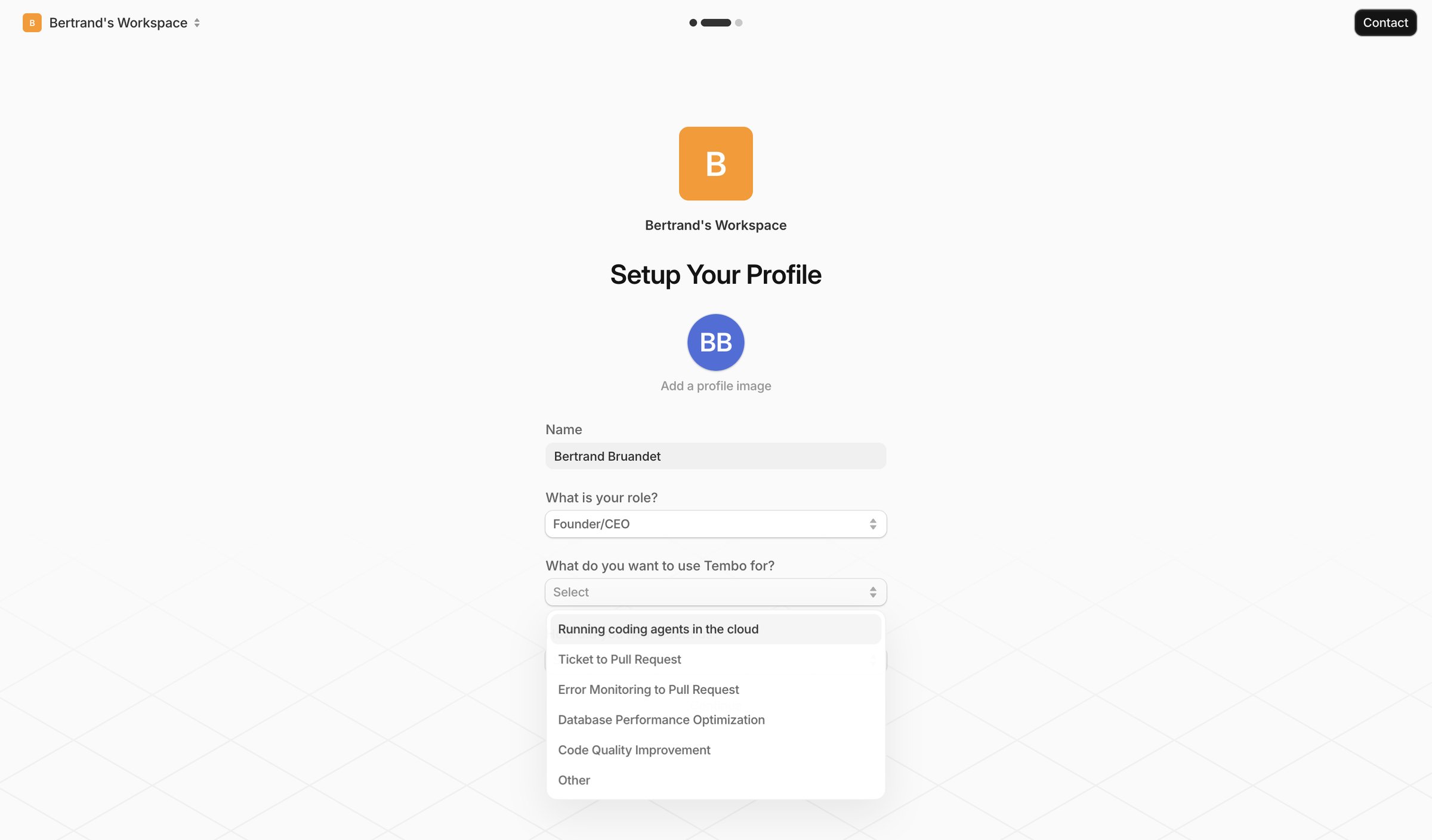 Profile — Tembo from Tembo