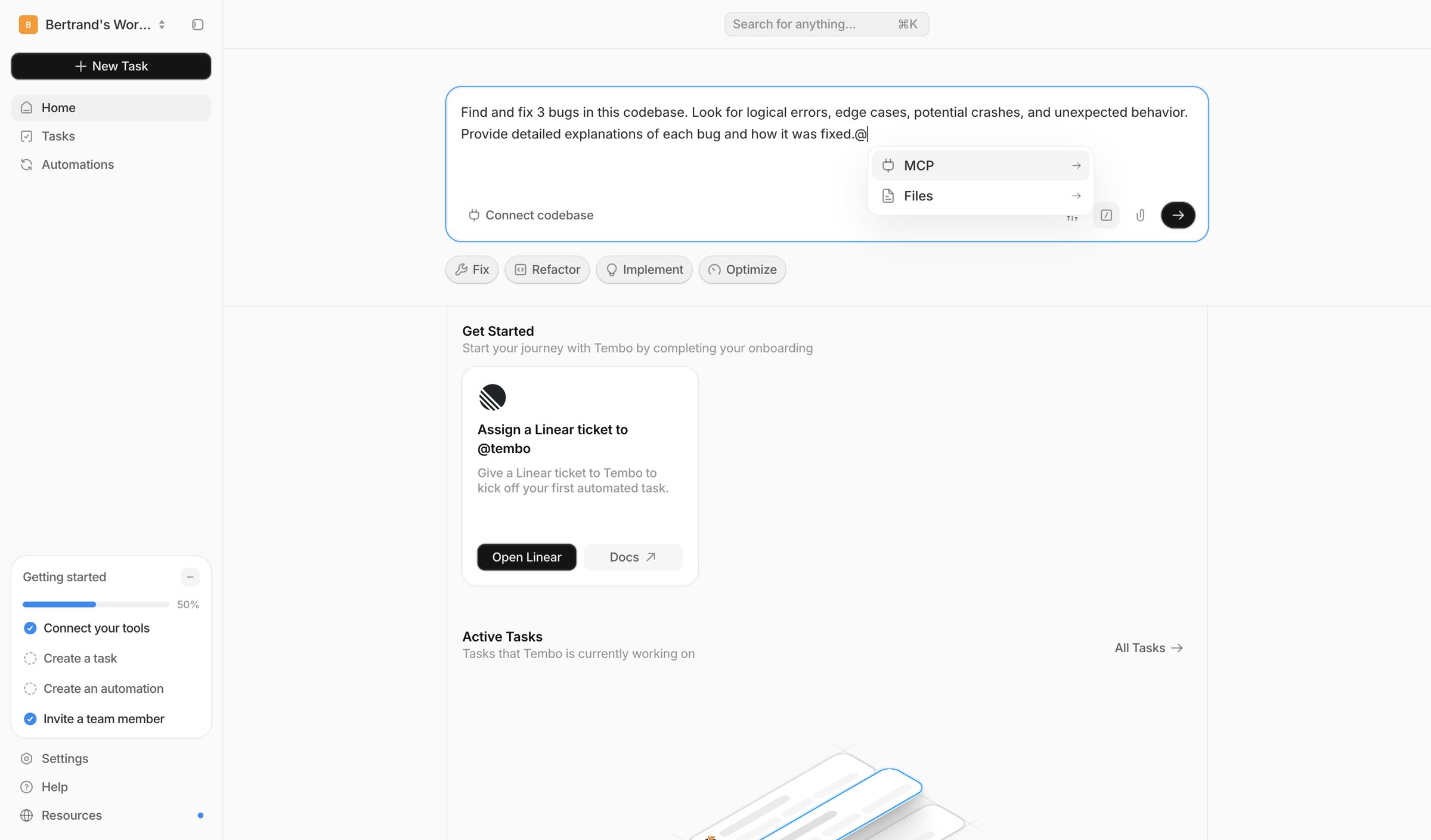 Dashboard — Tembo from Tembo