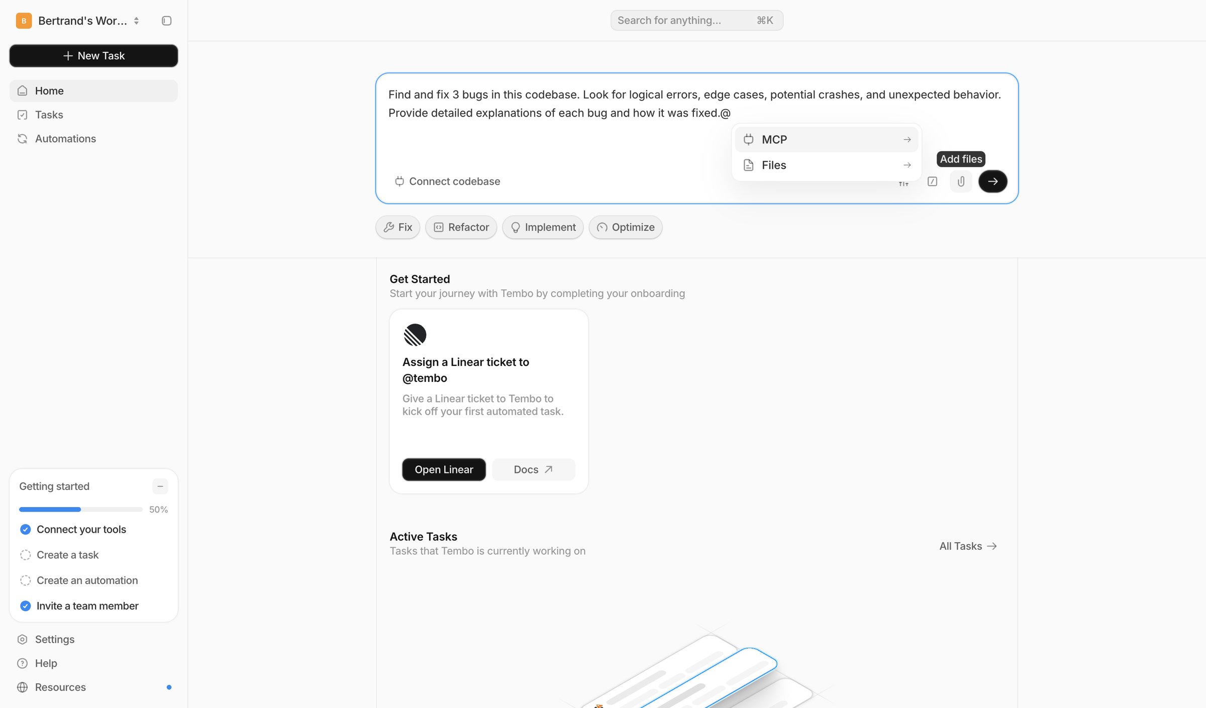 Dashboard — Tembo from Tembo