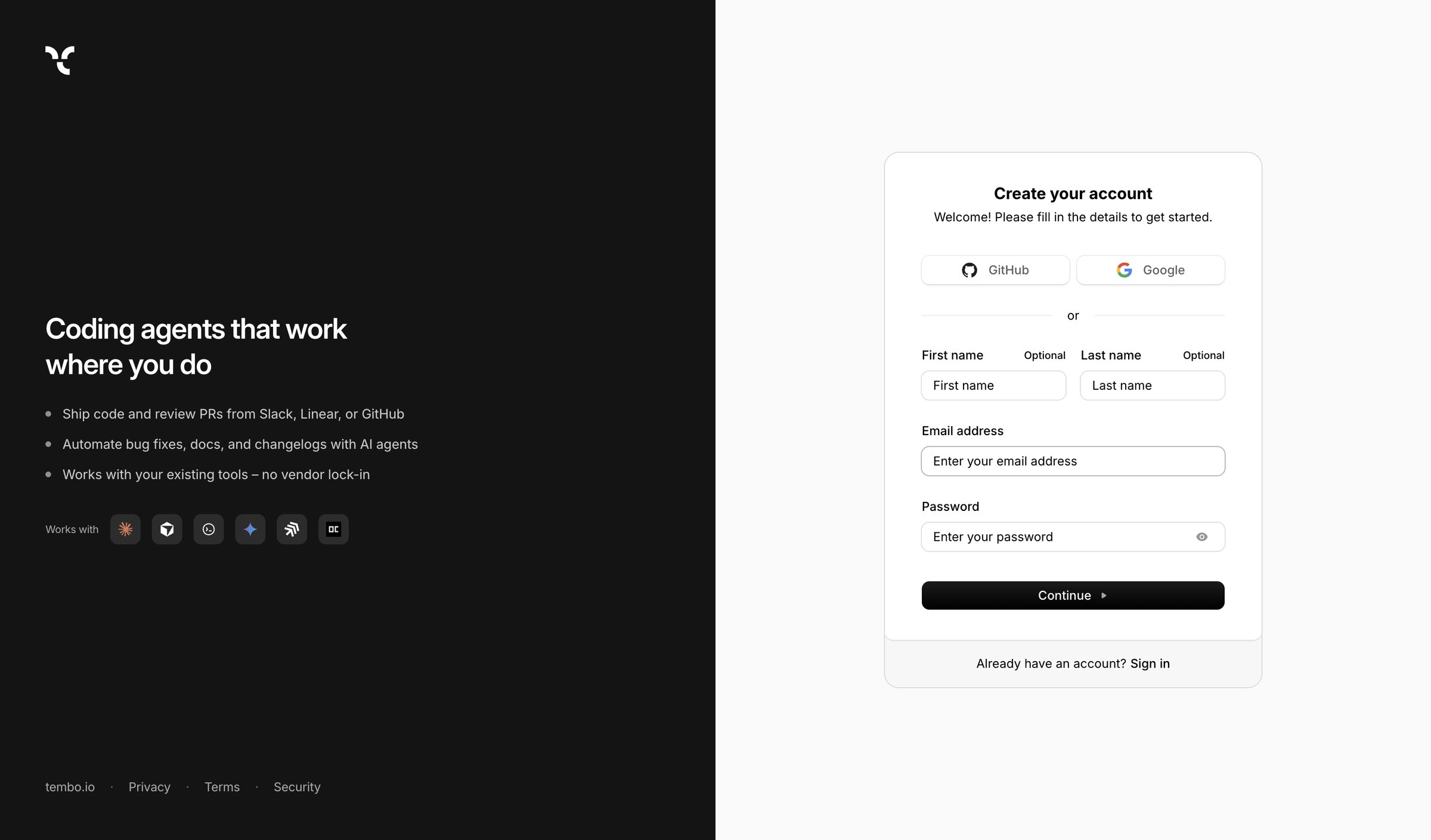 Tembo — Coding agents that work where you do from Tembo