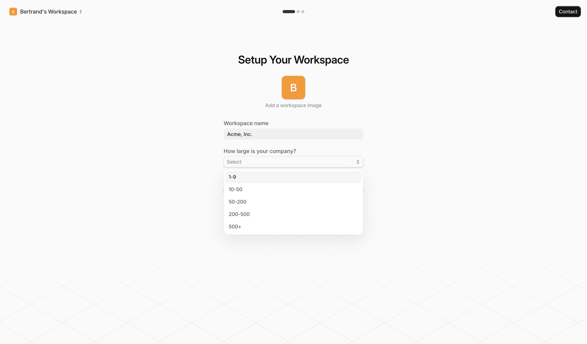 Workspace — Tembo from Tembo