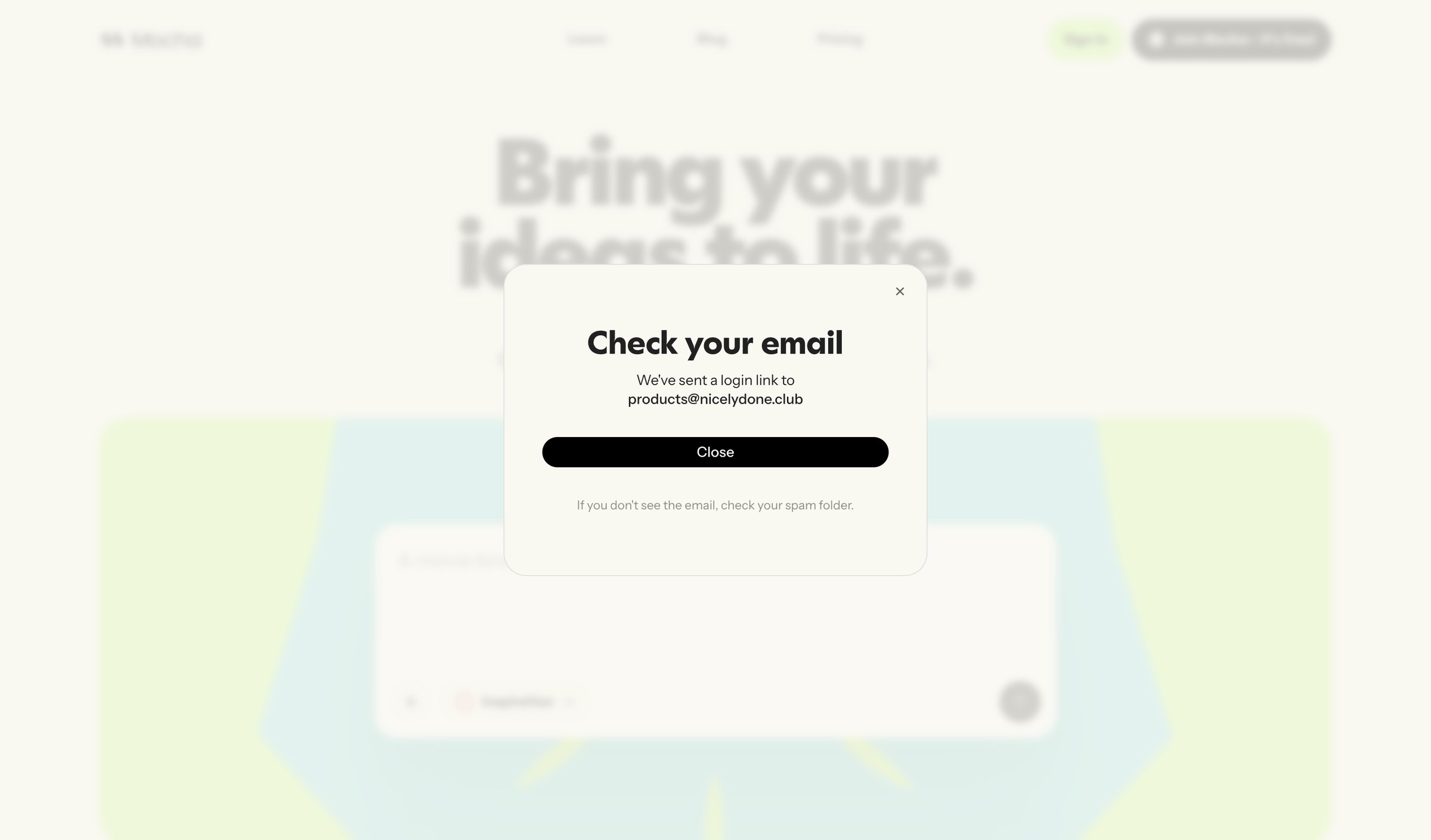 Mocha - Mocha: AI-Powered No‑Code App Builder for Entrepreneurs screen