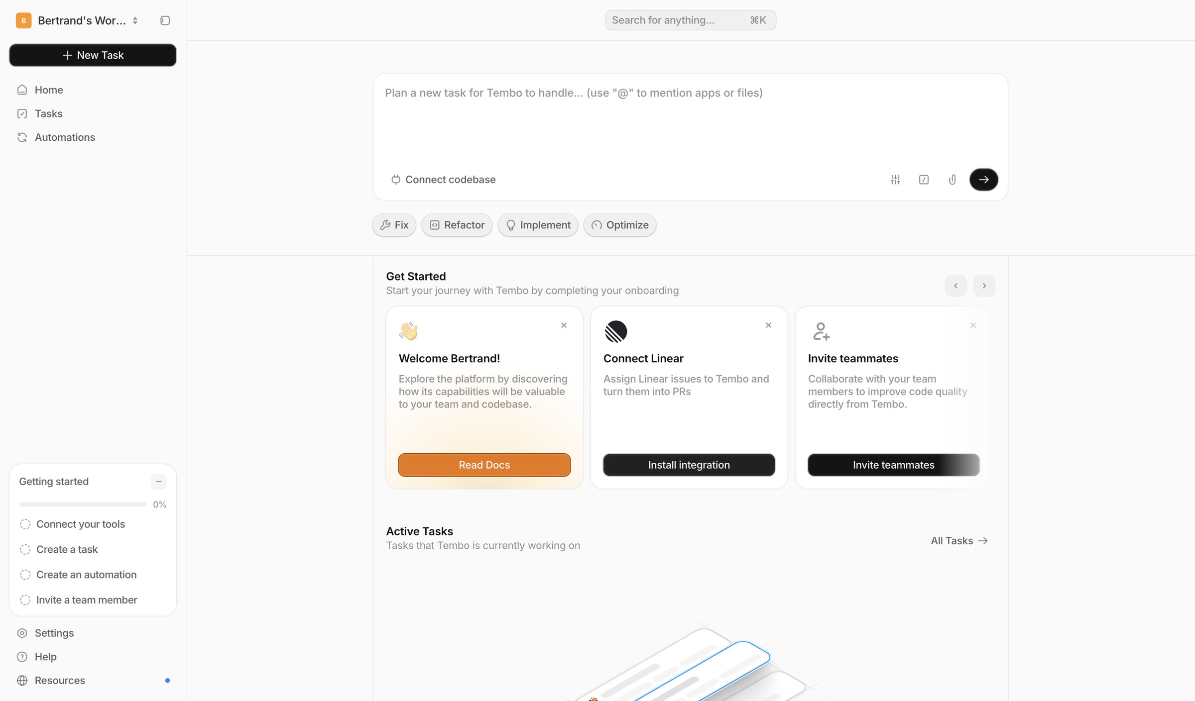 Dashboard — Tembo from Tembo