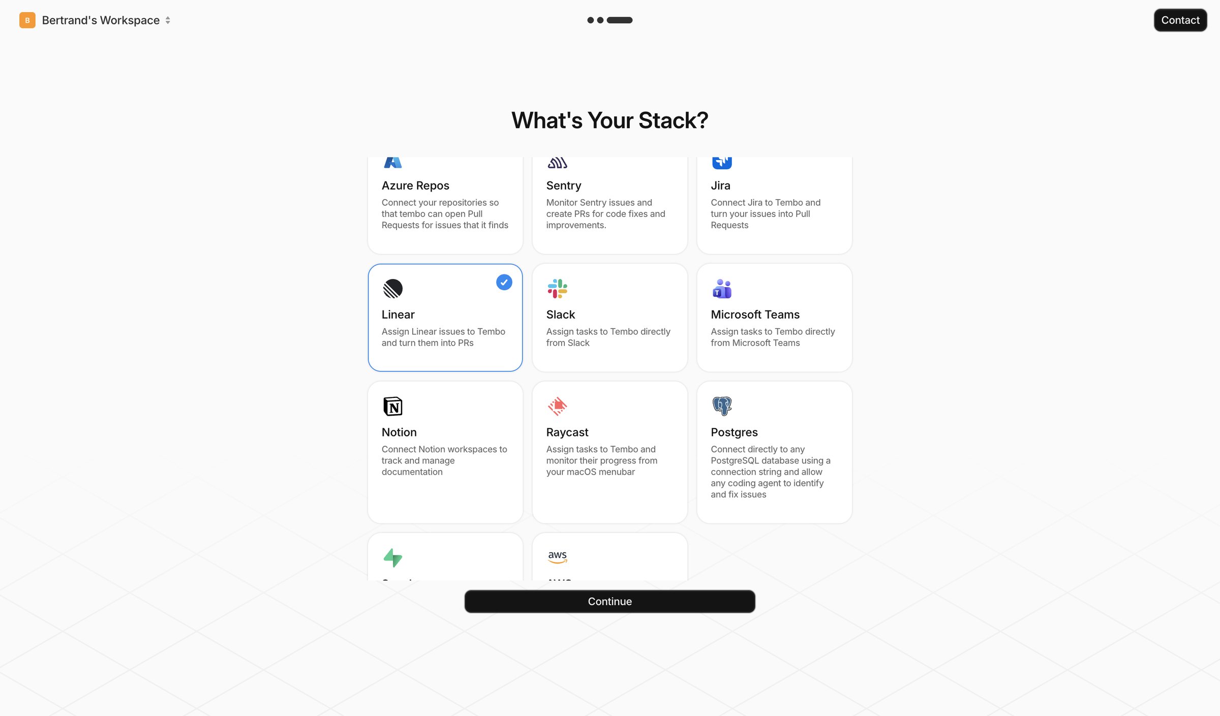 Stack — Tembo from Tembo