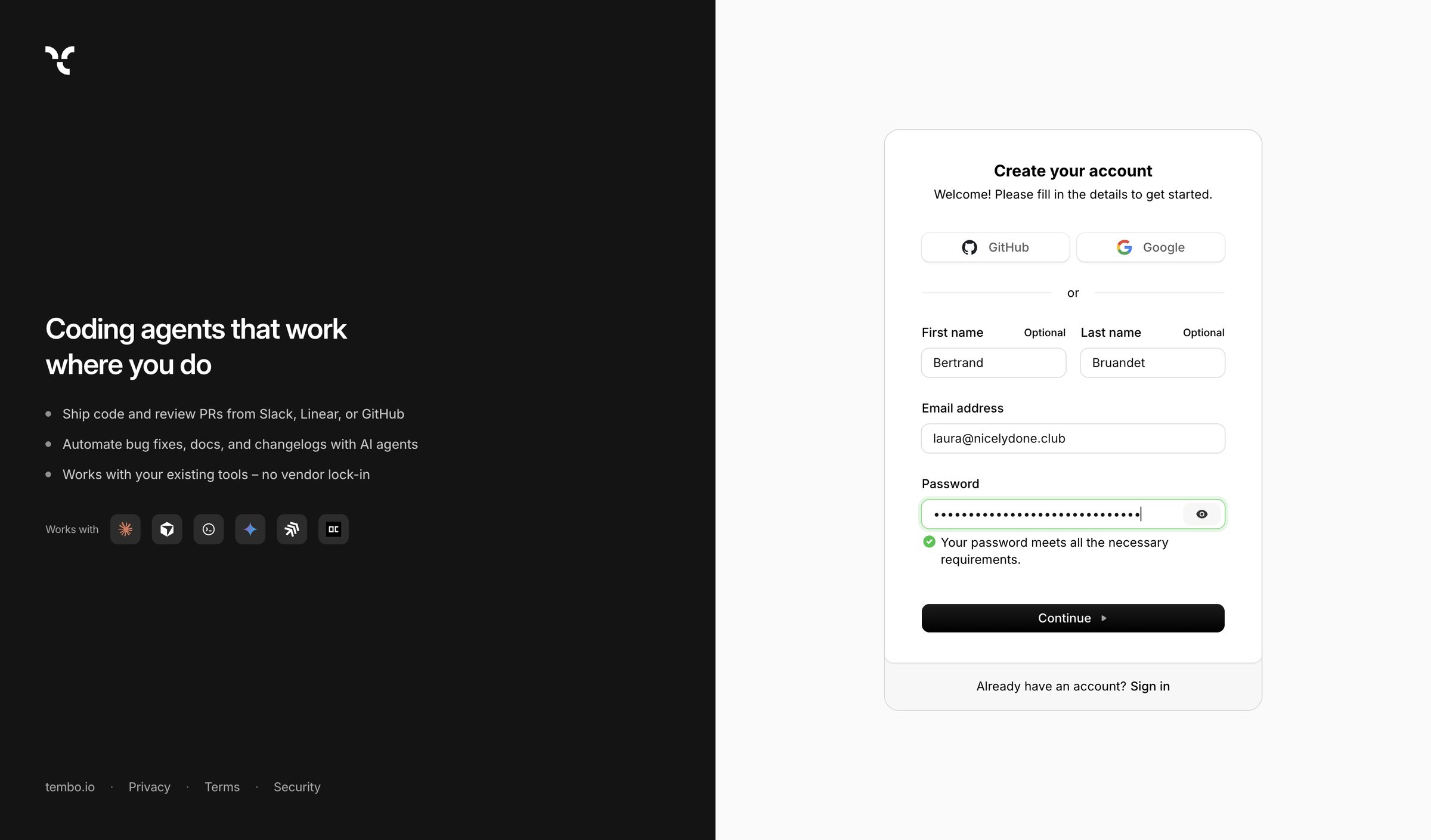Tembo — Coding agents that work where you do from Tembo