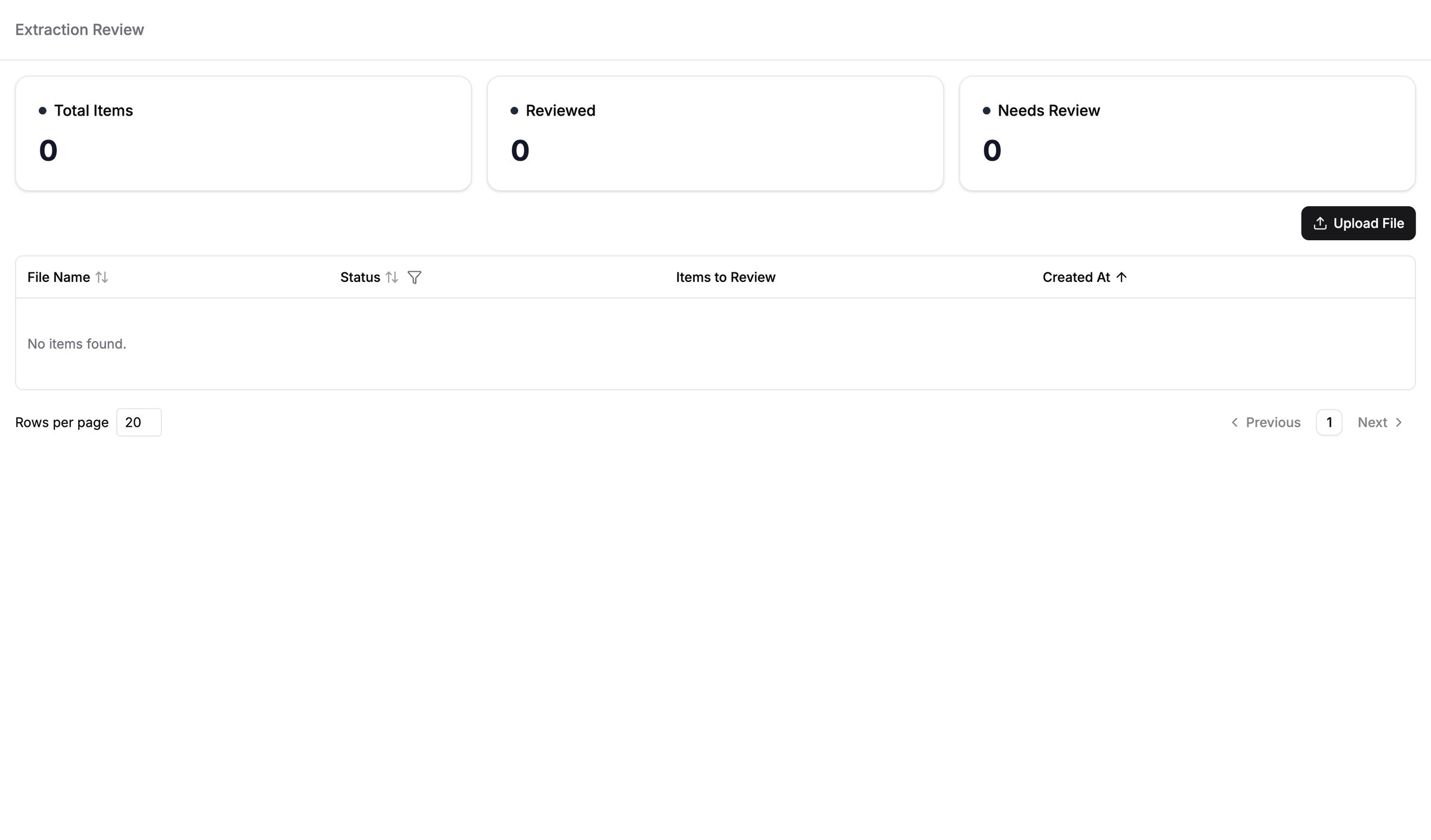 Llamaindex - Review screen