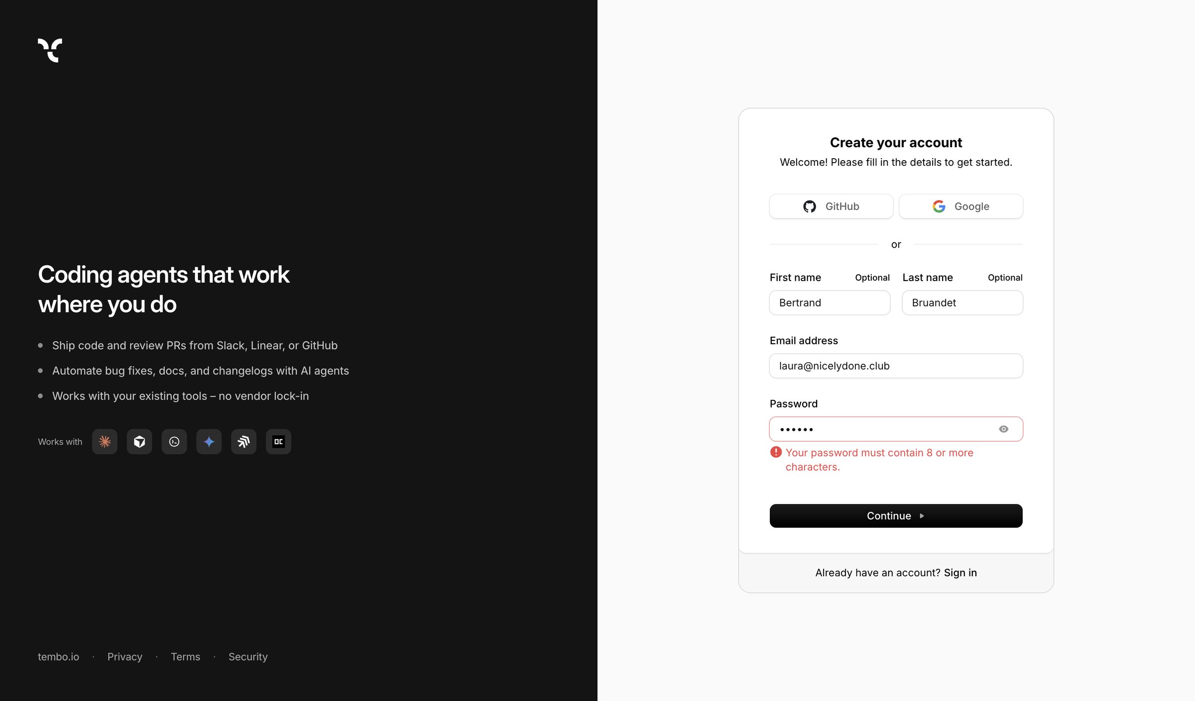 Tembo — Coding agents that work where you do from Tembo