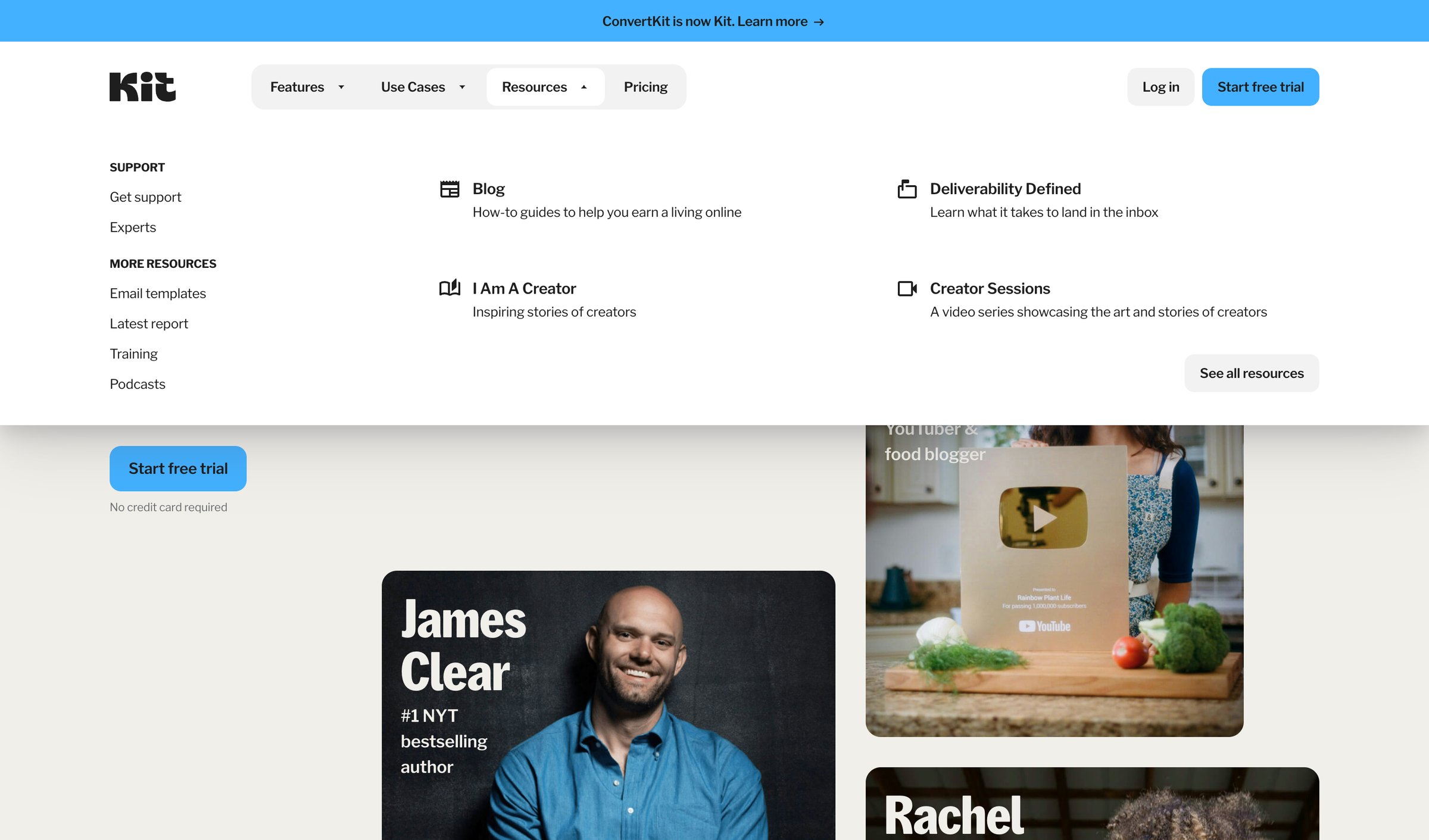 Kit - Kit formerly ConvertKit The Email-First OS for Purpose-Driven Cre screen