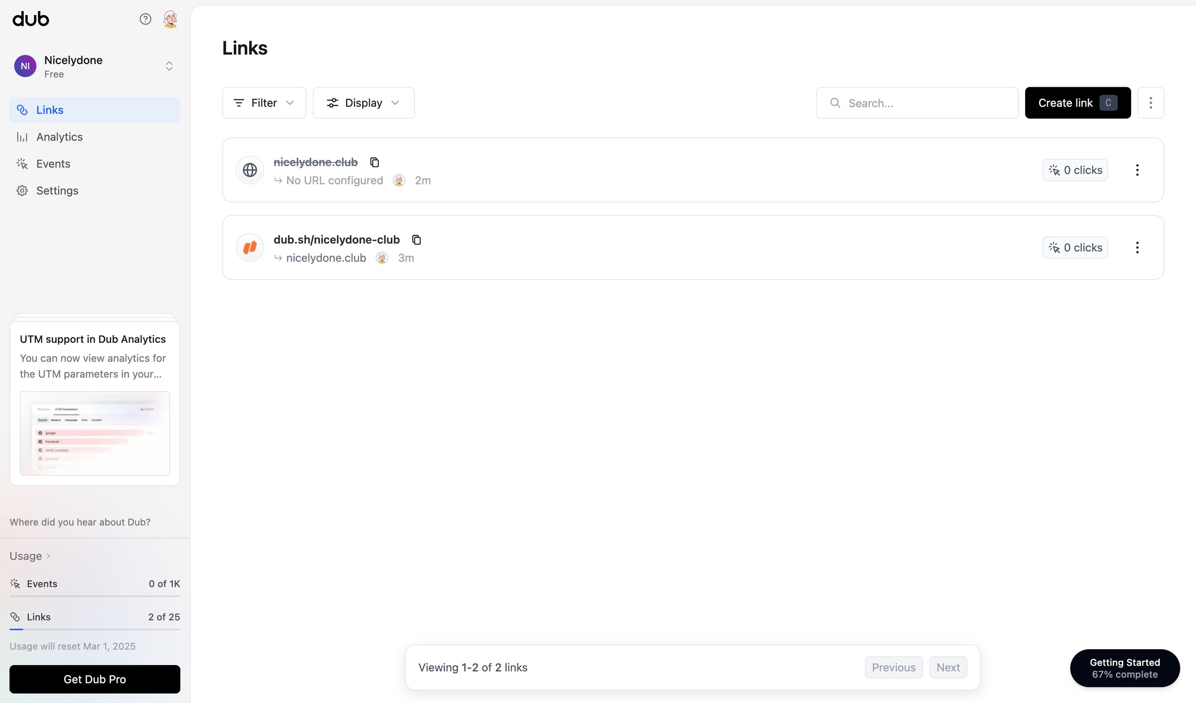 Dub - Dub.co - Link Management for Modern Marketing Teams screen