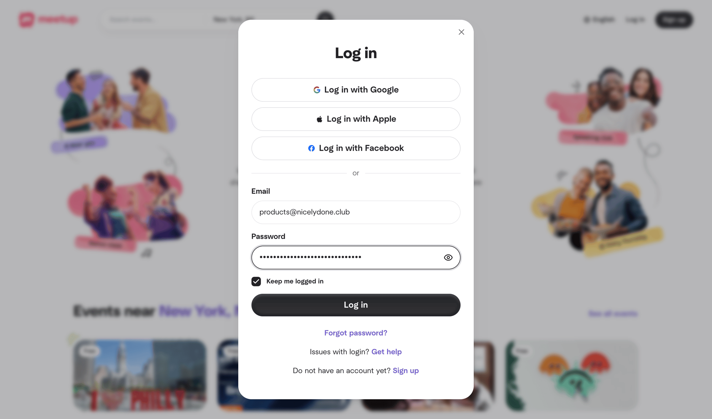 Meetup - Meetup | Find Local Groups, Events, and Activities Near You screen