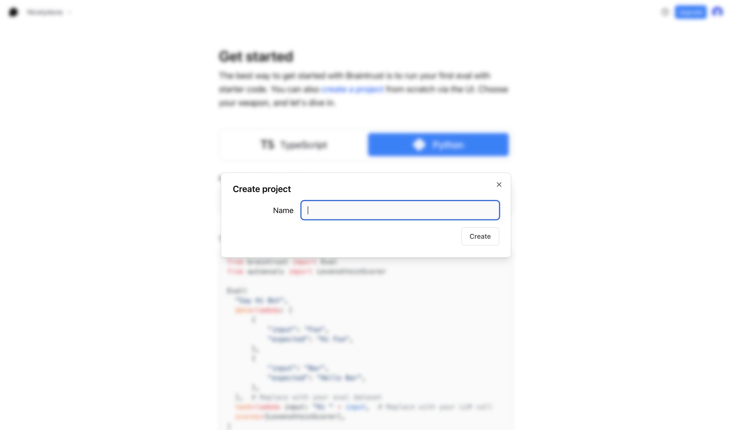 Braintrust - Projects - Nicelydone - Braintrust screen