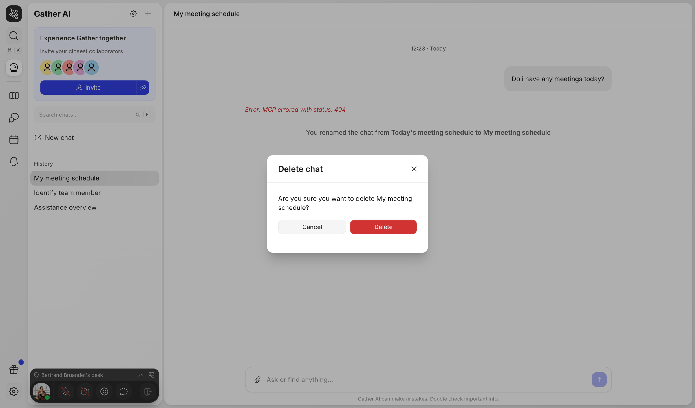 Gather - Nicelydone | Gather screen