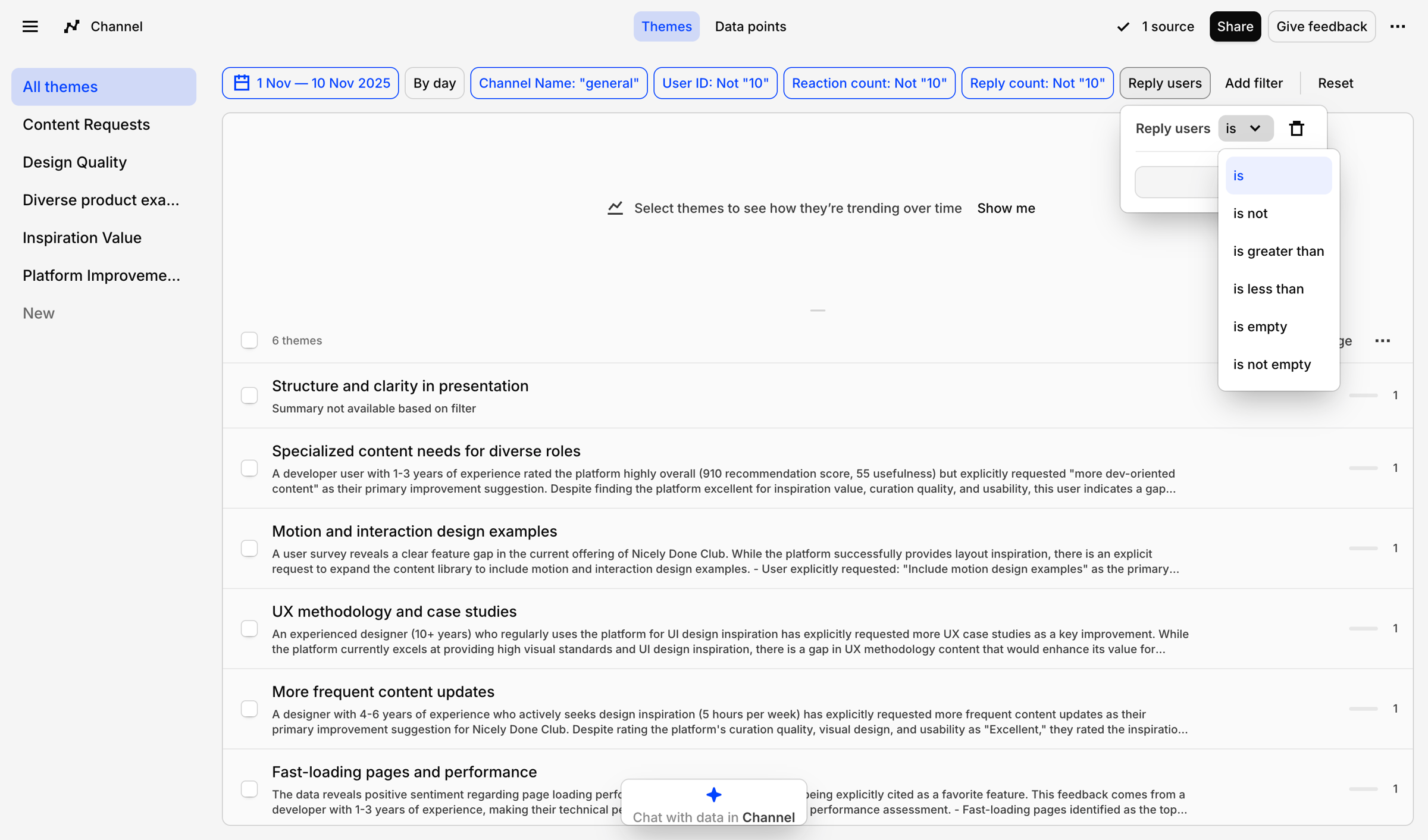 Dovetail - Channel – Dovetail screen