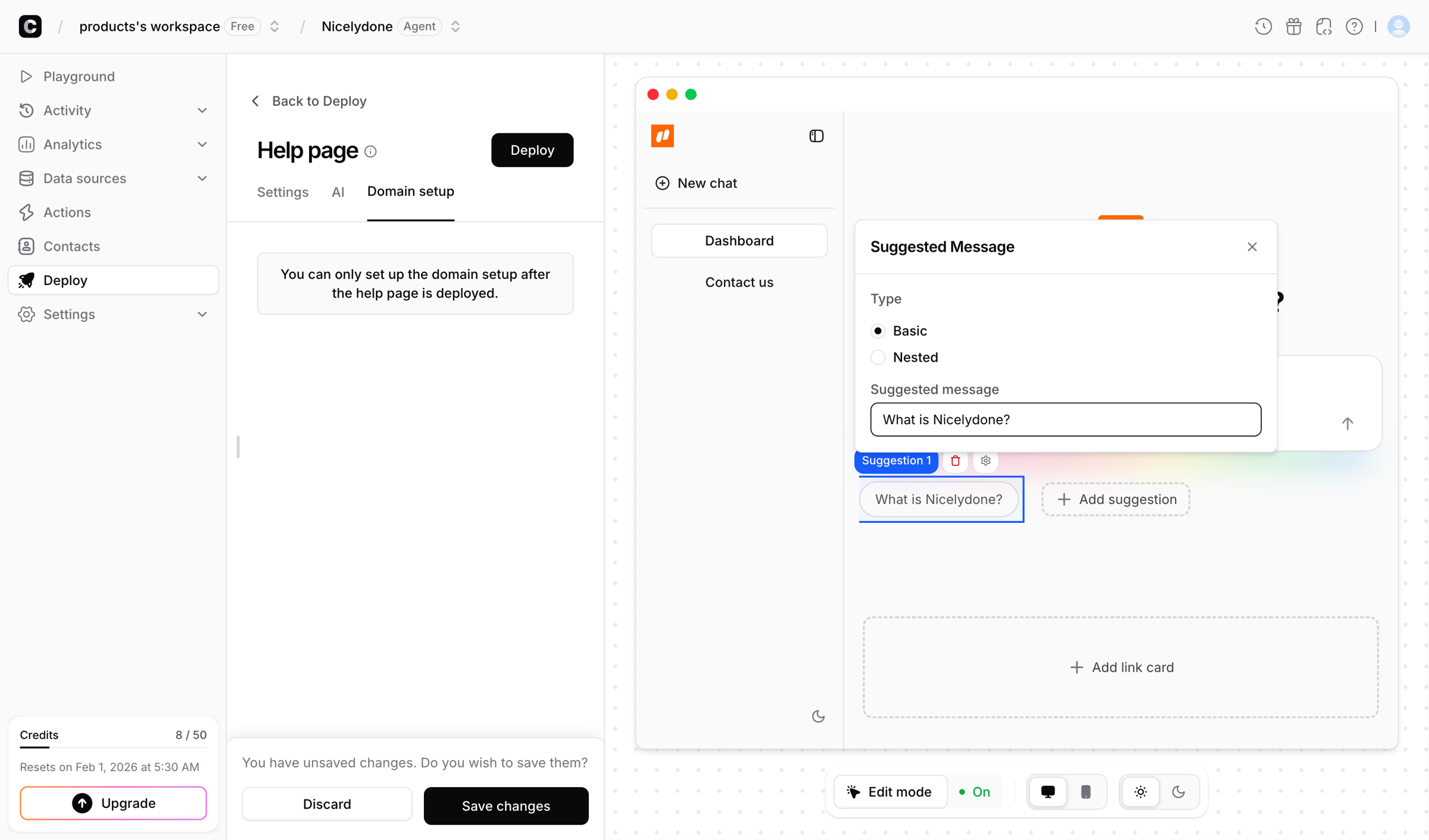 Dashboard - Chatbase from Chatbase