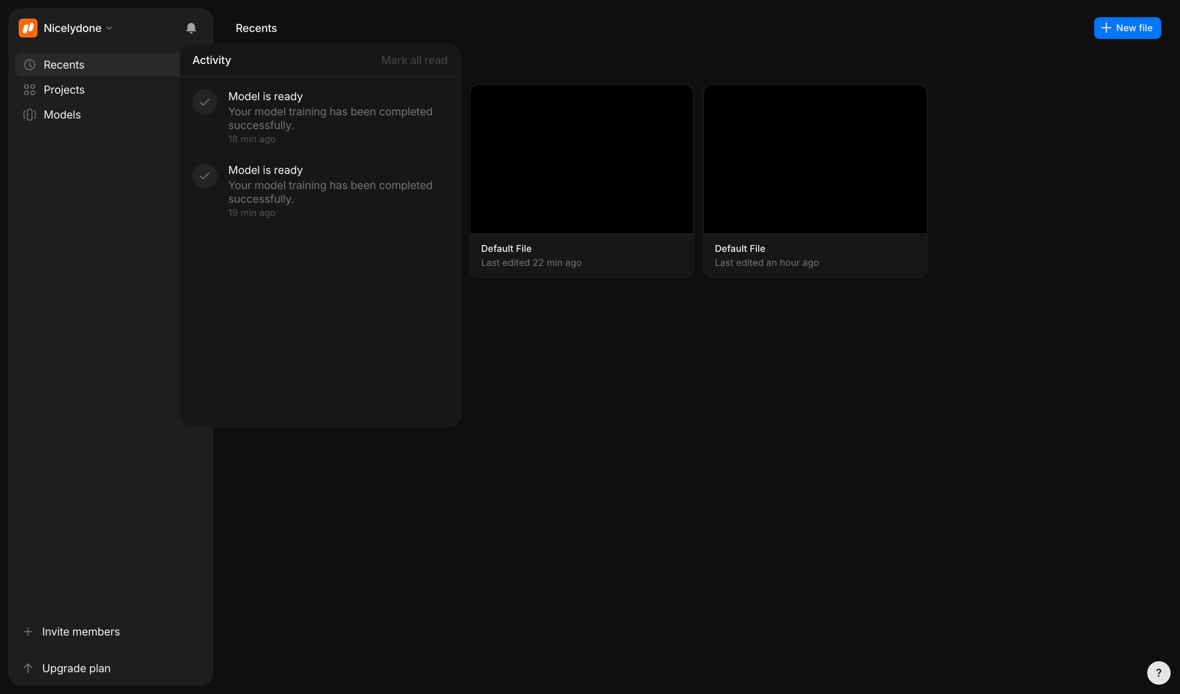 Morphic - Dashboard - Morphic Studio screen
