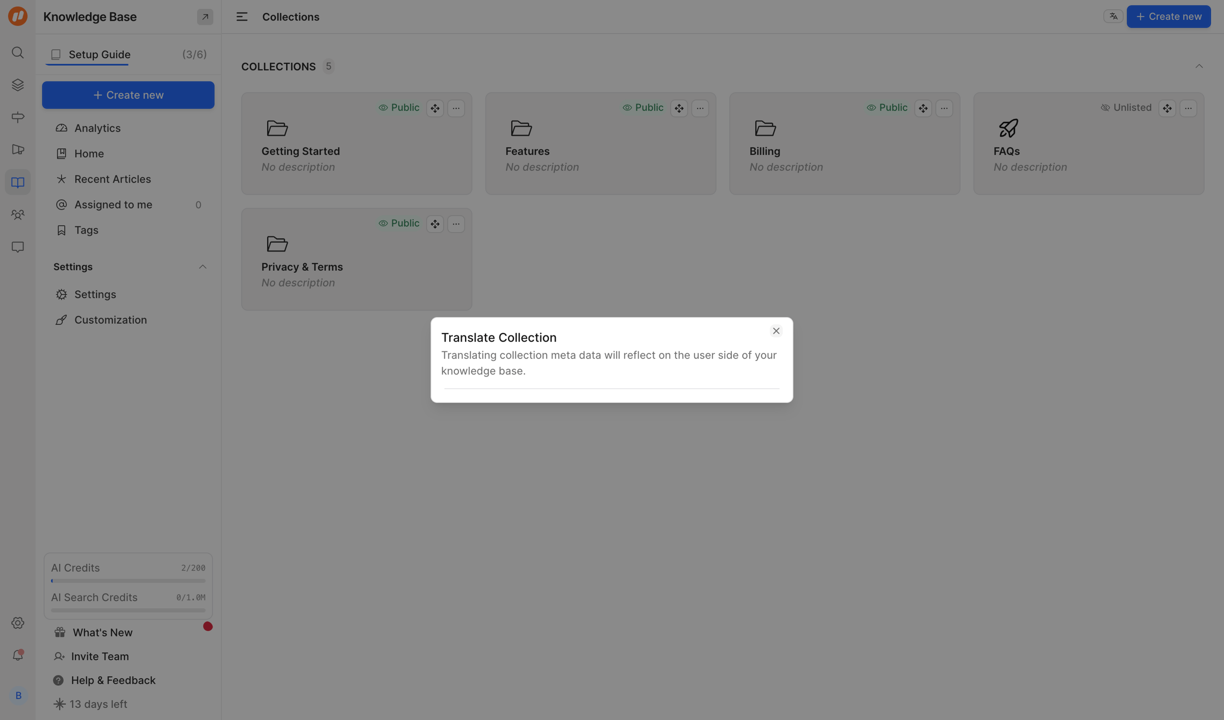 FeatureOS - Collections | Nicelydone screen