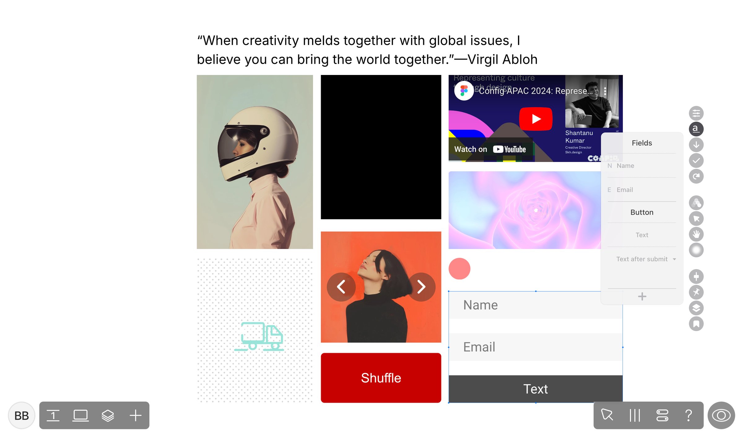 Readymag - Readymag • Project • Edit screen