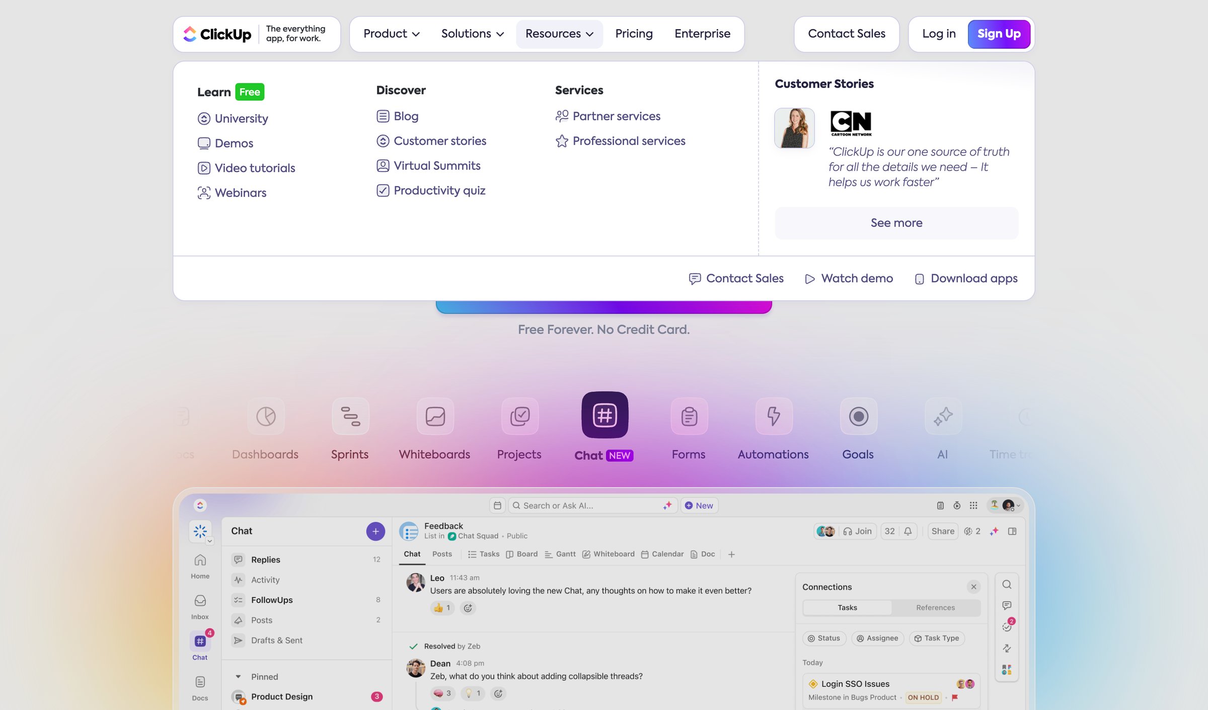 ClickUp - ClickUp | One app to replace them all screen