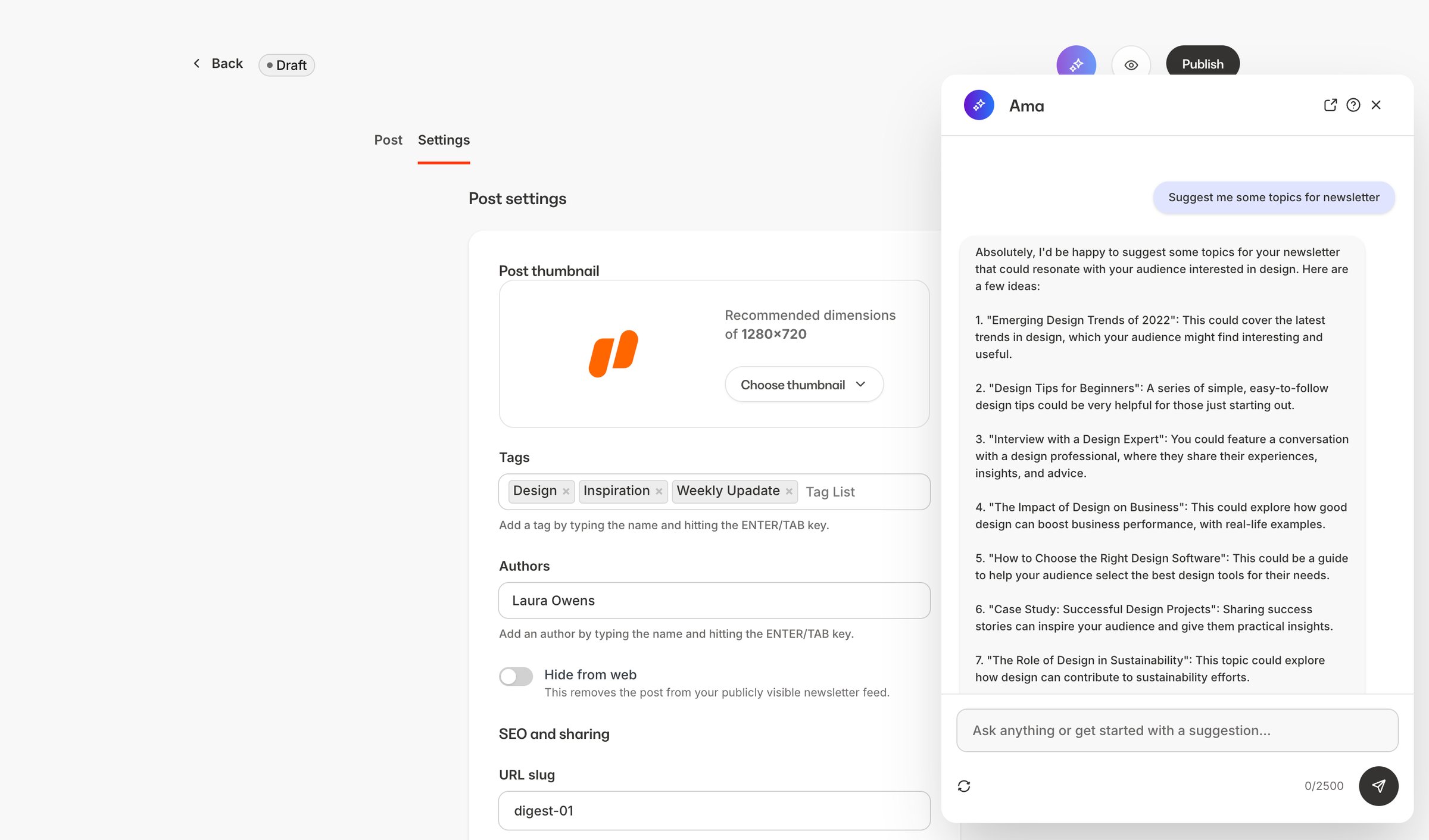 Kajabi - Kajabi - adminnewsletter_posts134574edit screen
