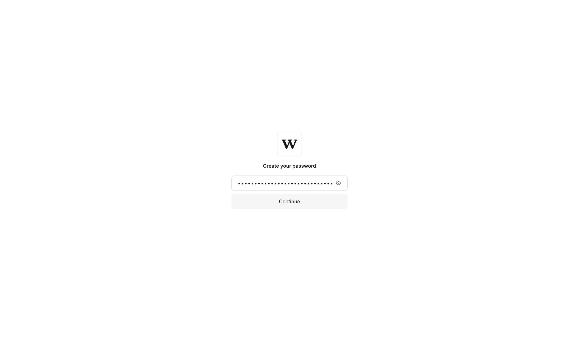 Workflow screen