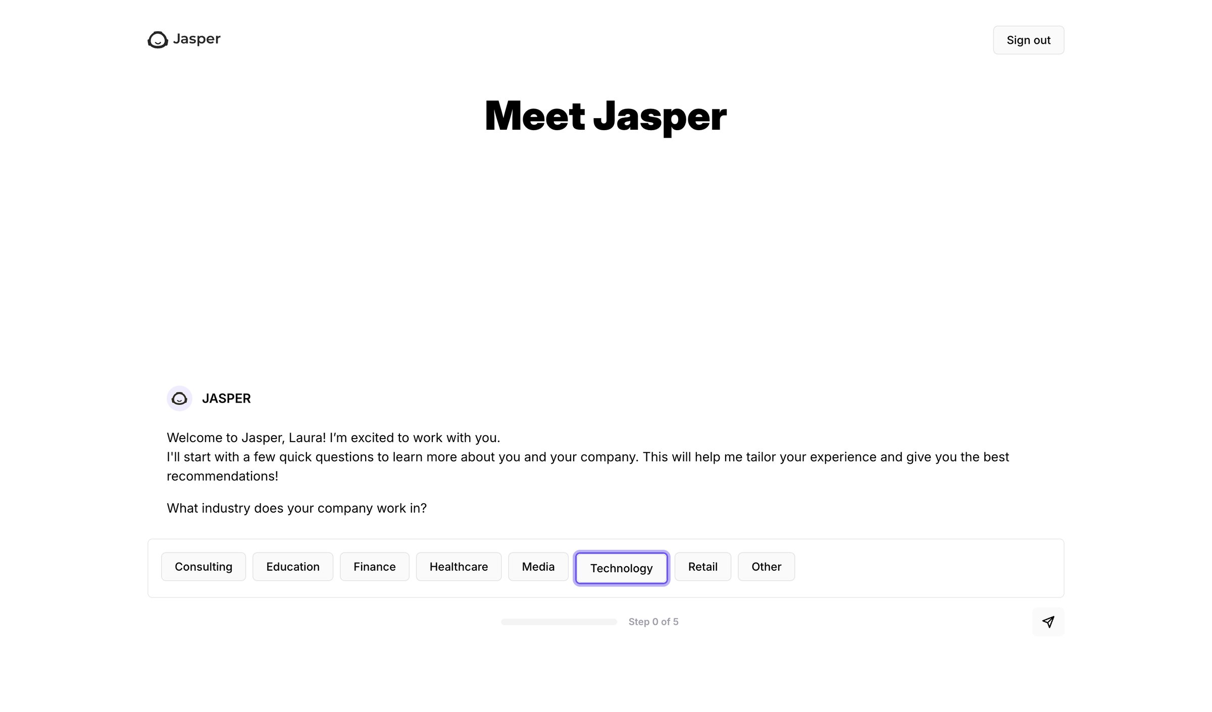 Jasper screen