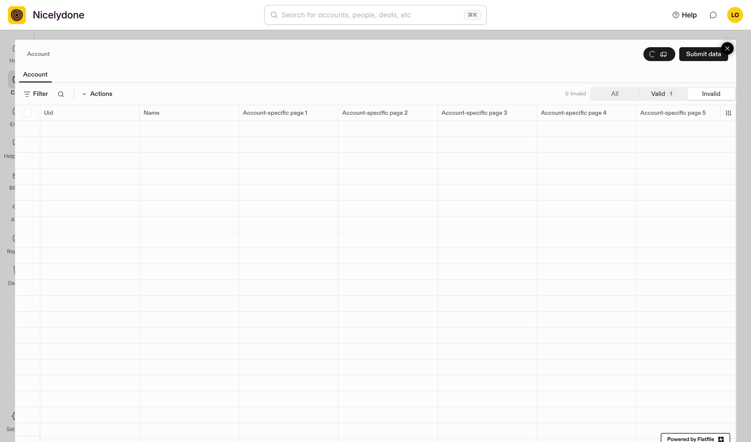 Outseta - View All Accounts screen
