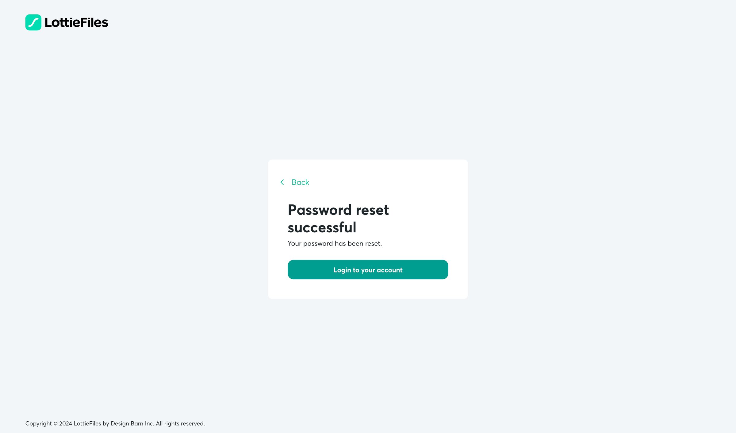 Lottie - LottieFiles - Reset Password screen