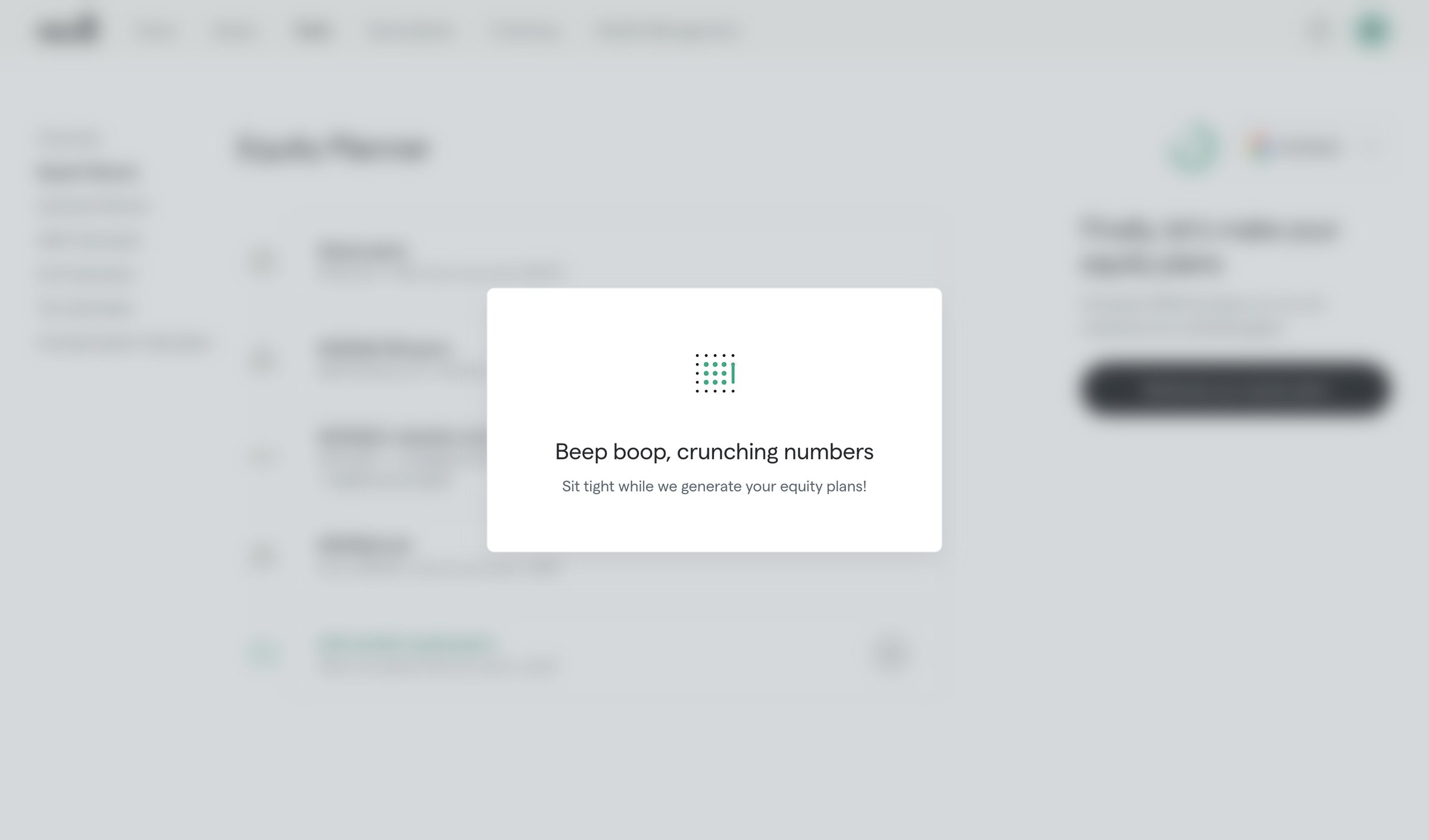 Secfi - Equity Planner | Secfi screen