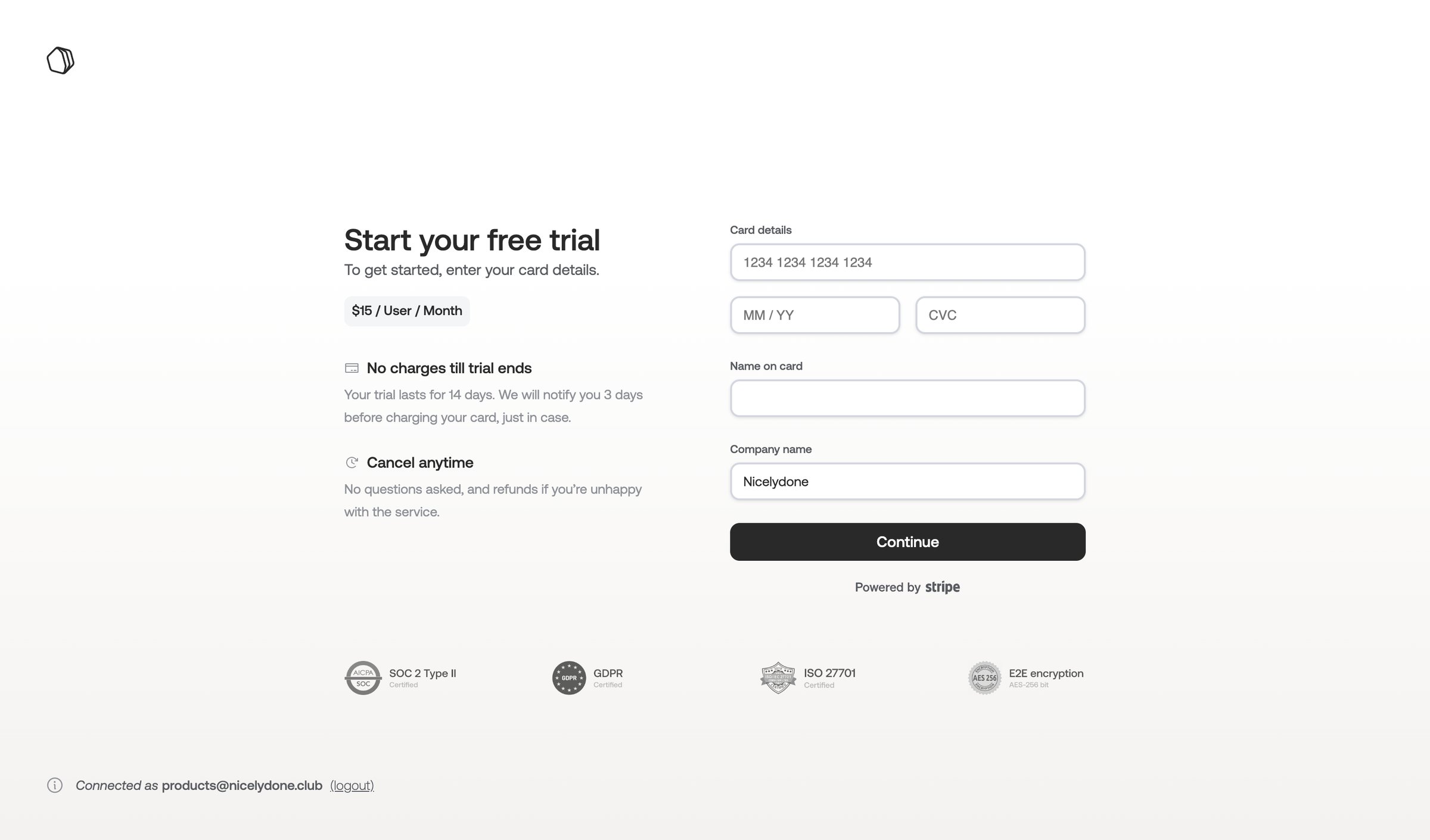 Qatalog screen
