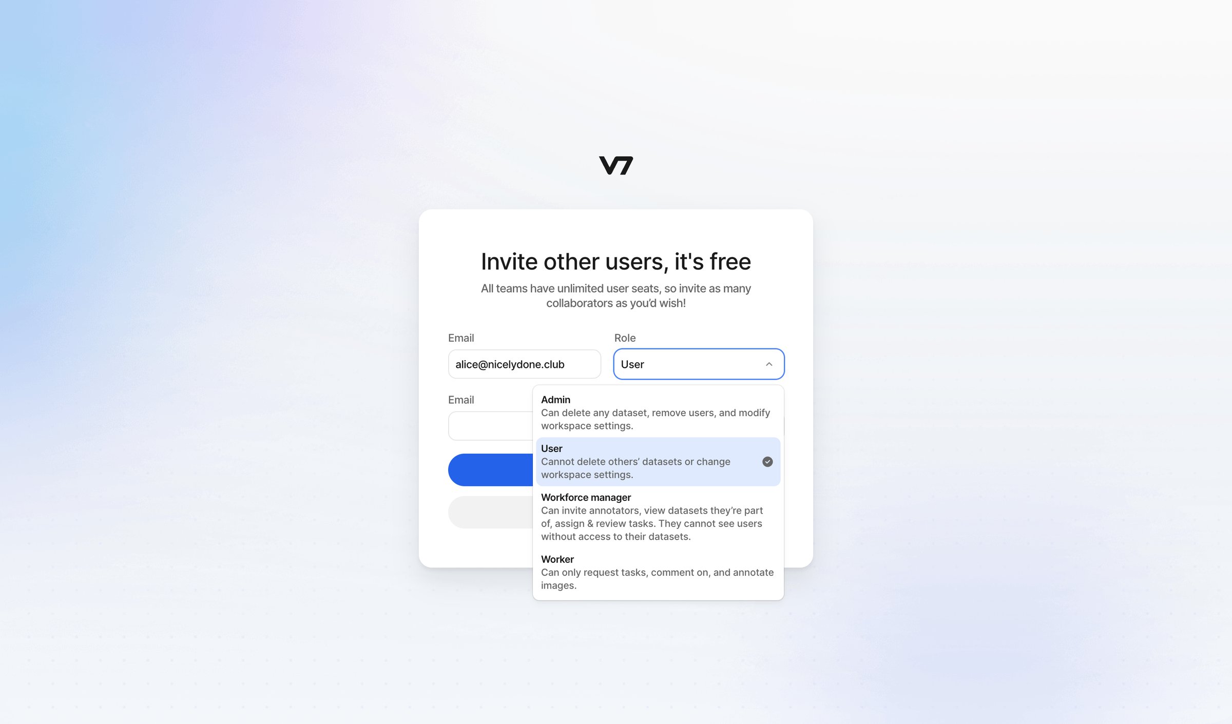 V7 - V7 Darwin screen