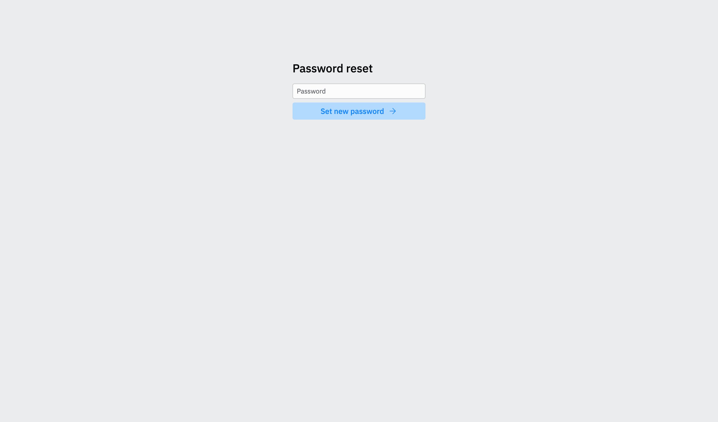 Replit - Password Reset - Replit screen