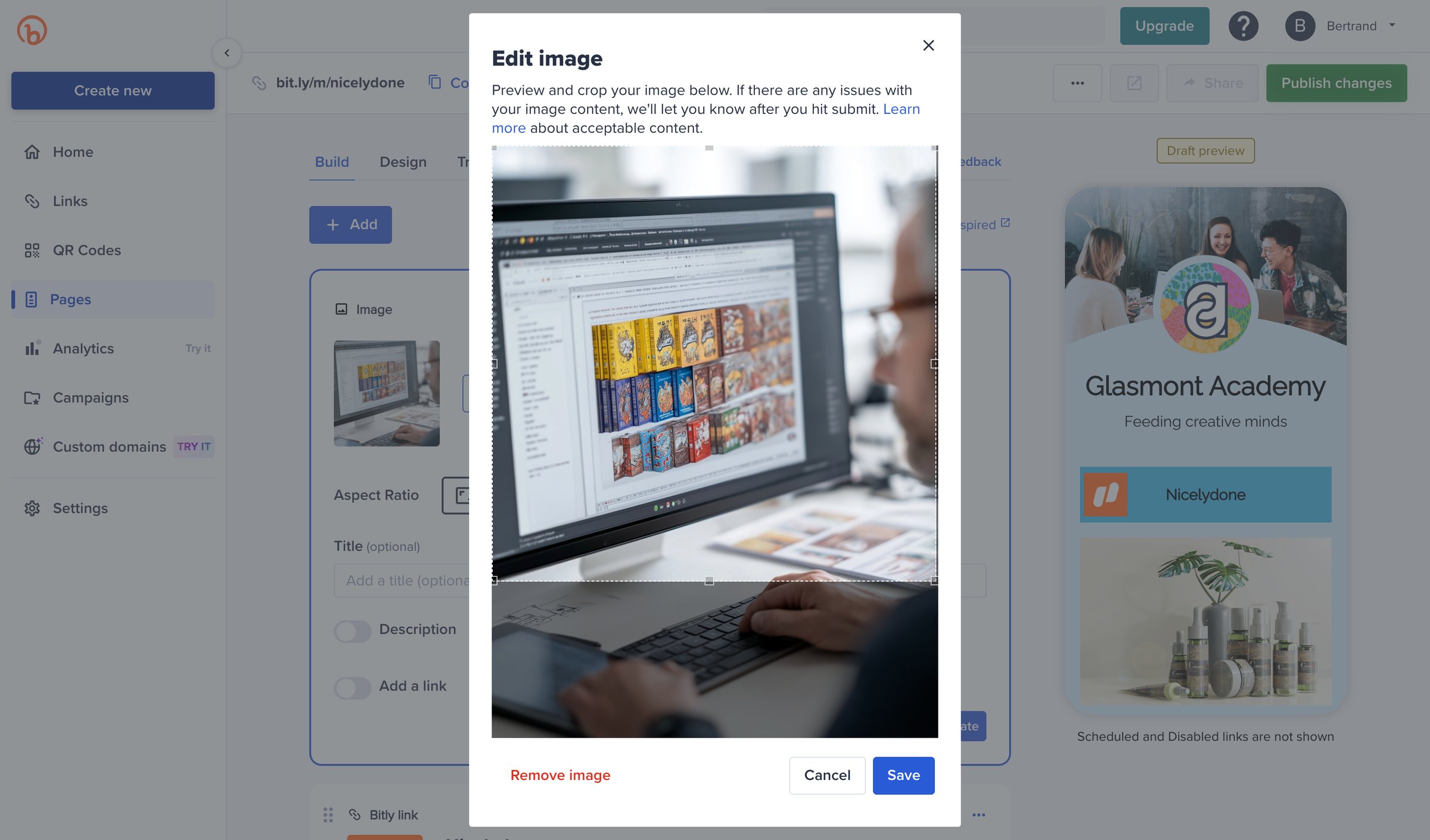 Bitly - Bitly | Bitly Page screen