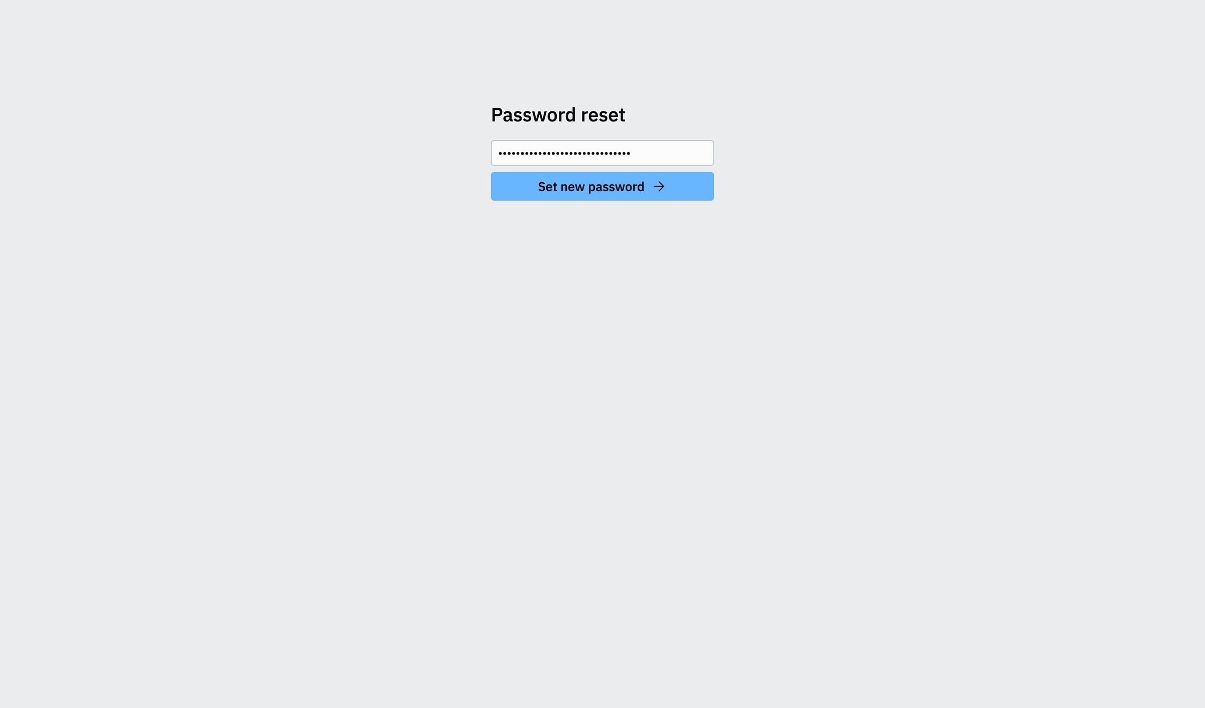 Replit - Password Reset - Replit screen