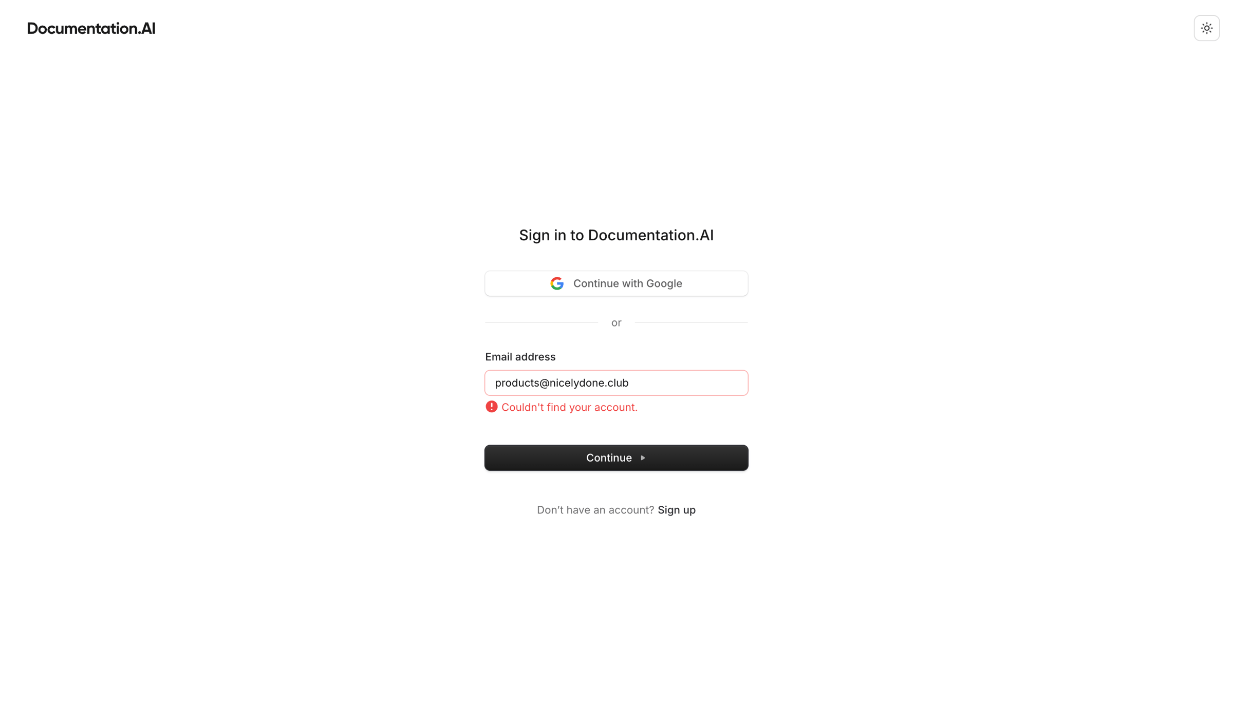 Documentation.AI - Dashboard - Documentation.AI screen