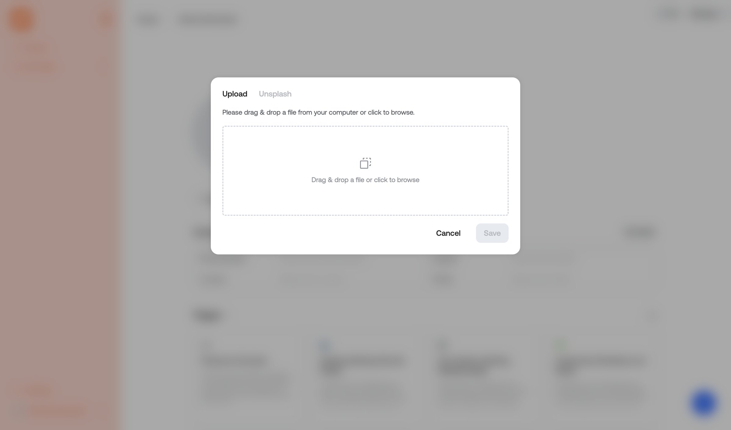 Qatalog - Settings · Qatalog screen
