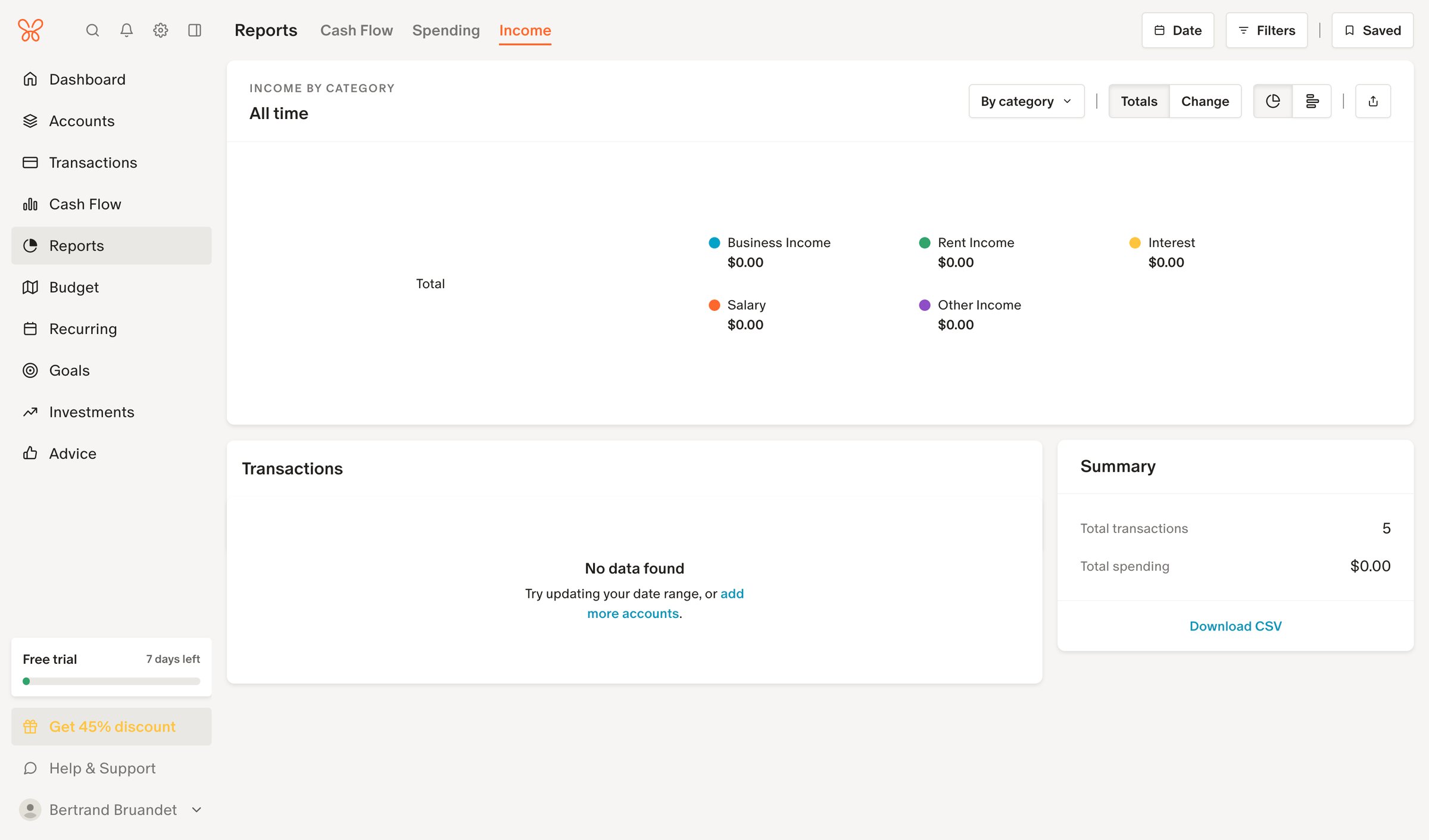 Monarch - Monarch | Reports screen