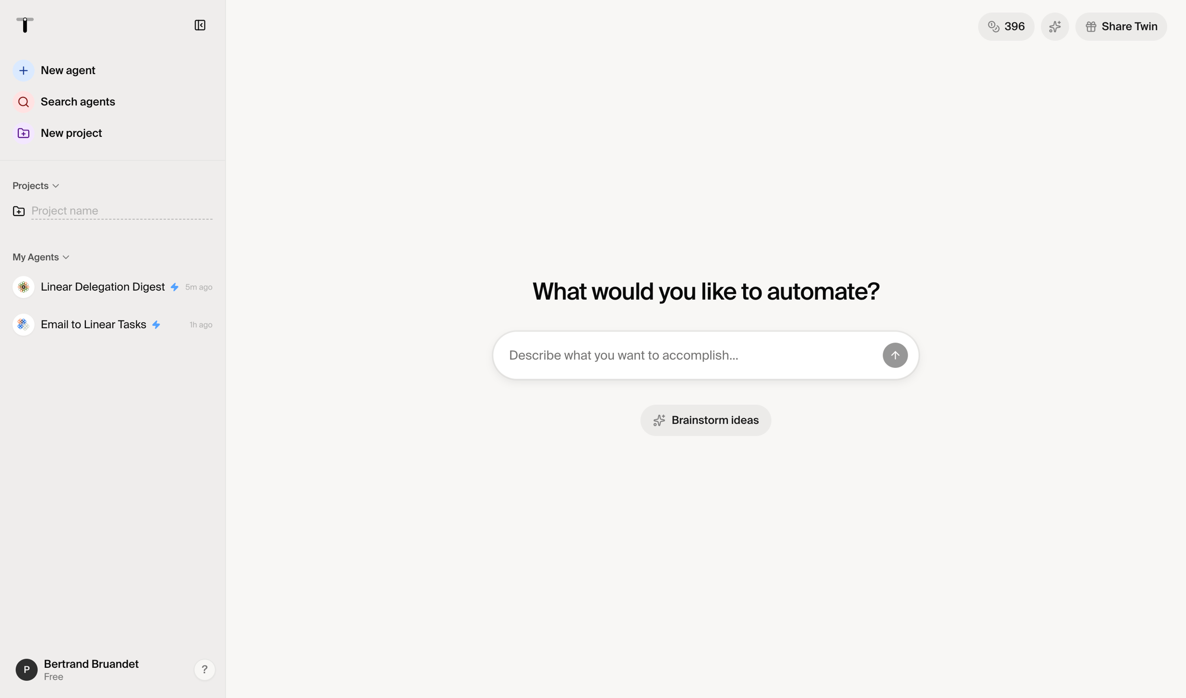 Twin - Twin - Automate anything screen